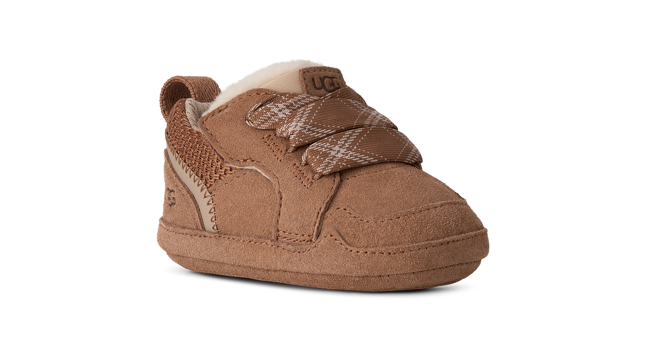 UGG Krabbelschuh »I BABY LOWMEL«  Schnürschuh, Klettschuh mit UGG-Logo auf der Lasche