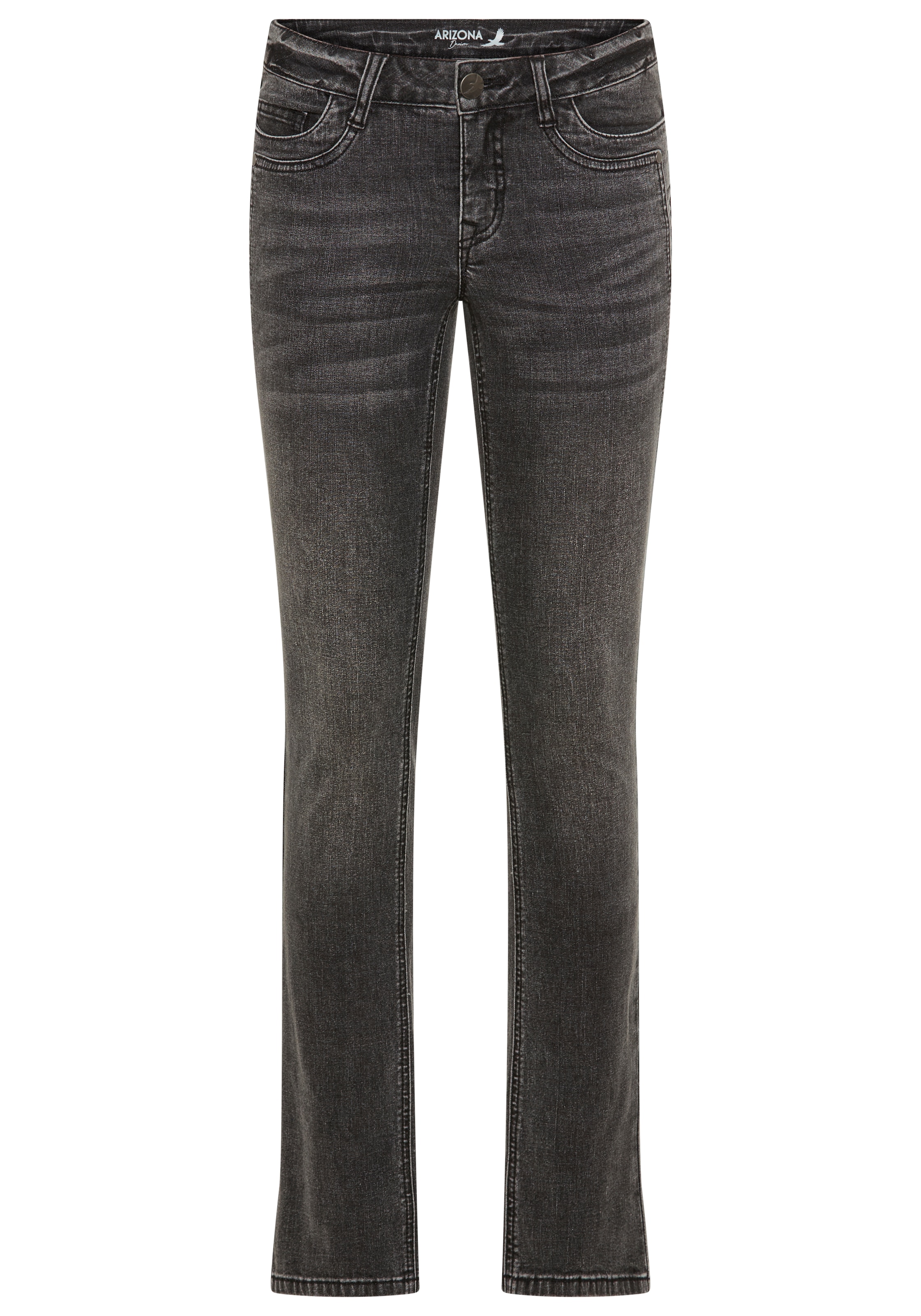 Arizona Comfort-fit-Jeans »mit Keileinsätzen«, niedrige Leibhöhe