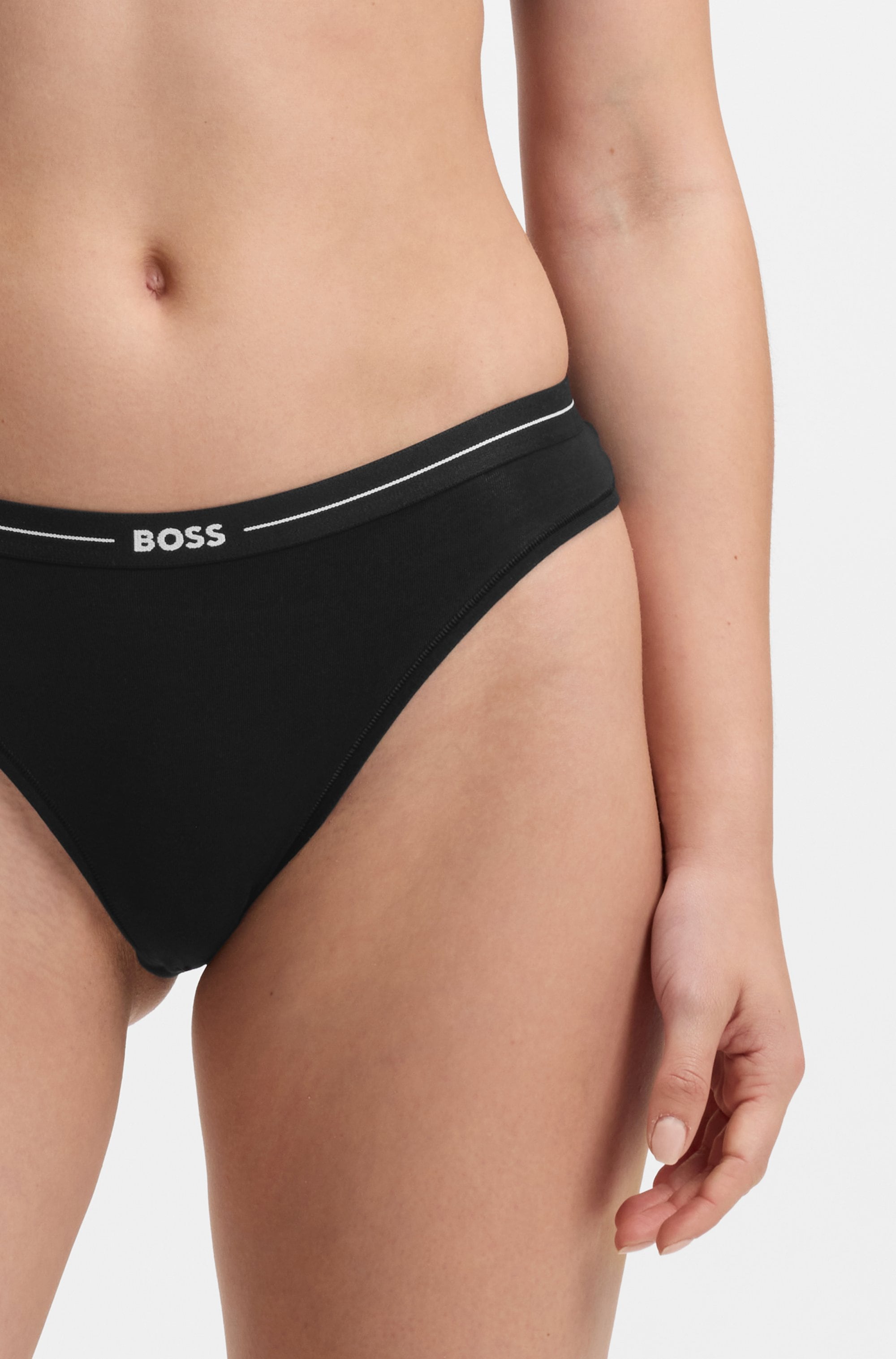 BOSS Slip »3P BRIEF« Packung, 3er, 3 Stk. mit elastischen Logobund