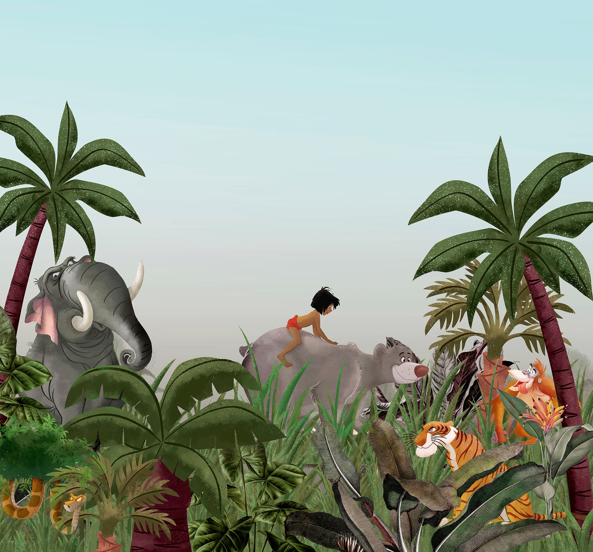 Komar Vliestapete »Jungle Book«, 300x280 cm (Breite x Höhe) online  bestellen bei OTTO