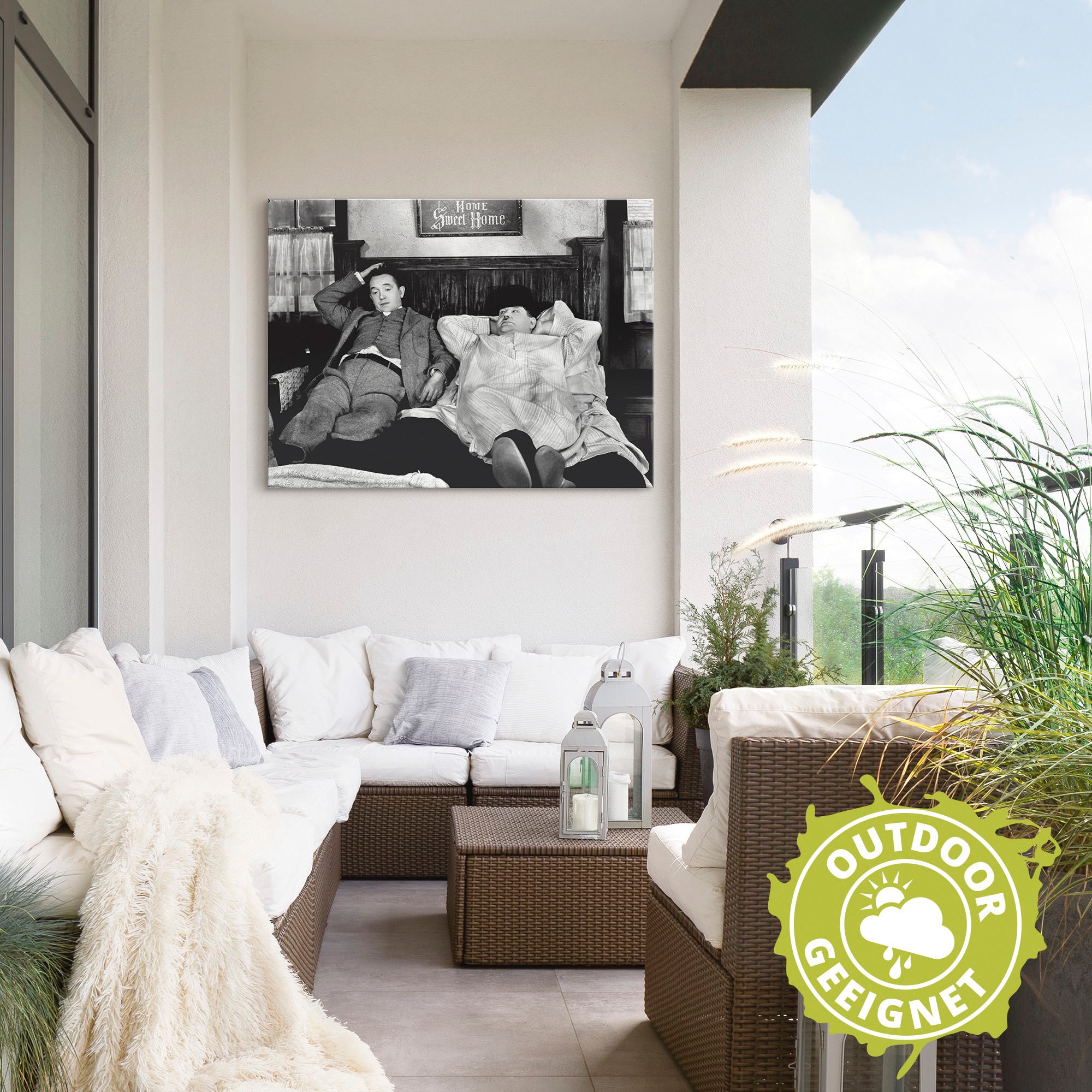 Artland Wandbild »Dick und Doof I« Stars 1 Stk. tlg. als Alubild, Leinwandbild in verschied. Größen