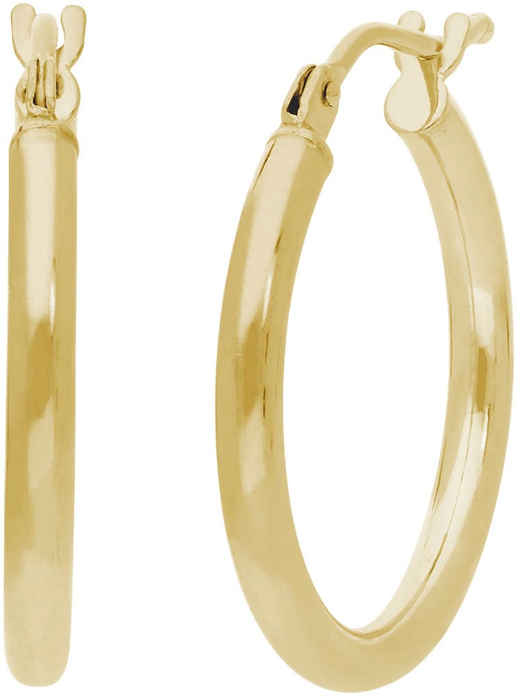 Paar Creolen »Schmuck Geschenk Gold 585 Ohrschmuck Ohrringe«