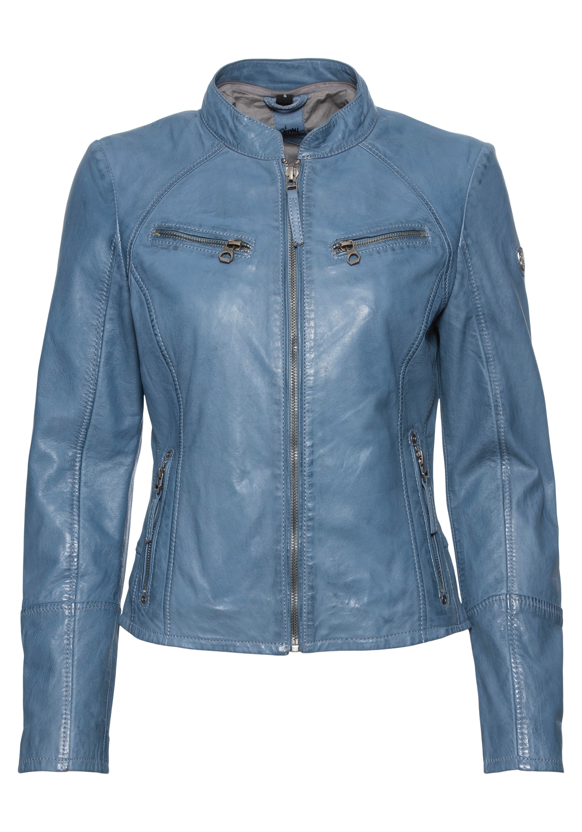 Gipsy Lederjacke »NOLA«, mit Kapuze, Two-in-One Style - mit abnehmbarer Jersey-Kapuze