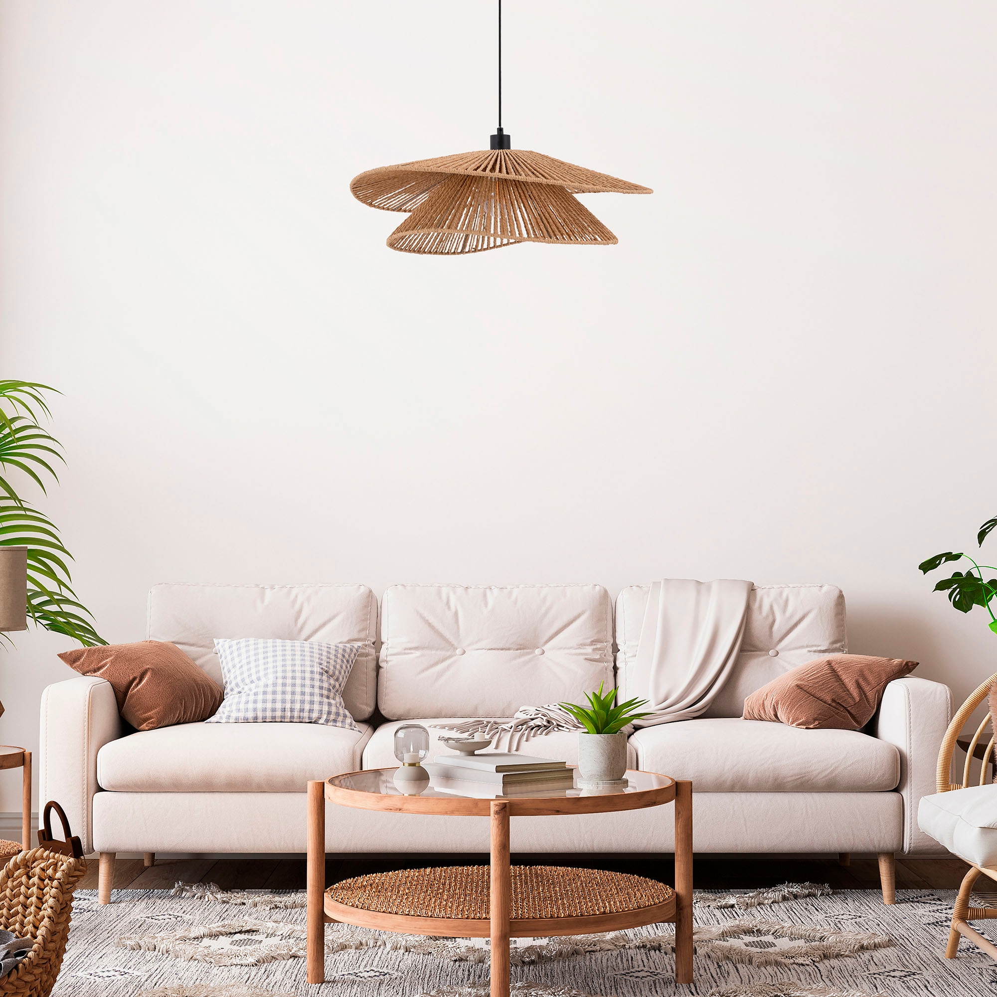 Paco Home Pendelleuchte »HUGO PD1«, 1 flammig, Leuchtmittel E27 | ohne Leuchtmittel