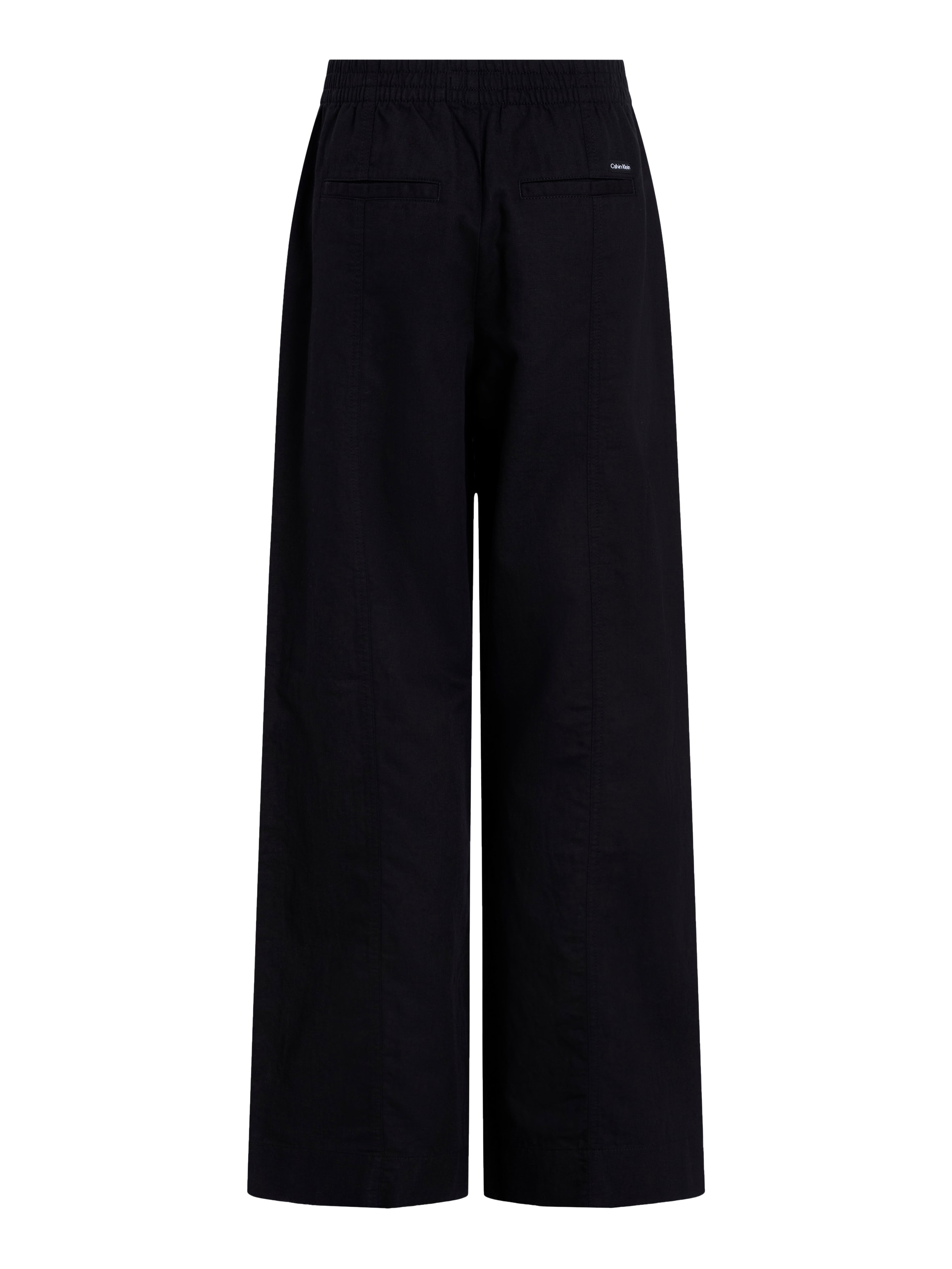 Calvin Klein Jeans Leinenhose »SOFT LINEN PANT«, mit Logo-Label