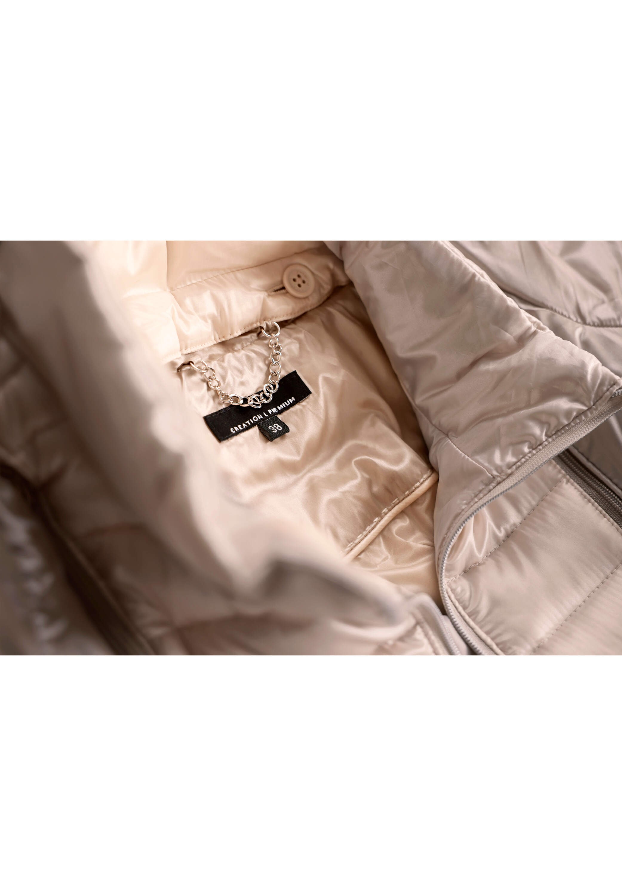 creation L Daunenjacke »Daunen-Steppjacke Daunenjacke 2-in-1 Optik« mit Kapuze