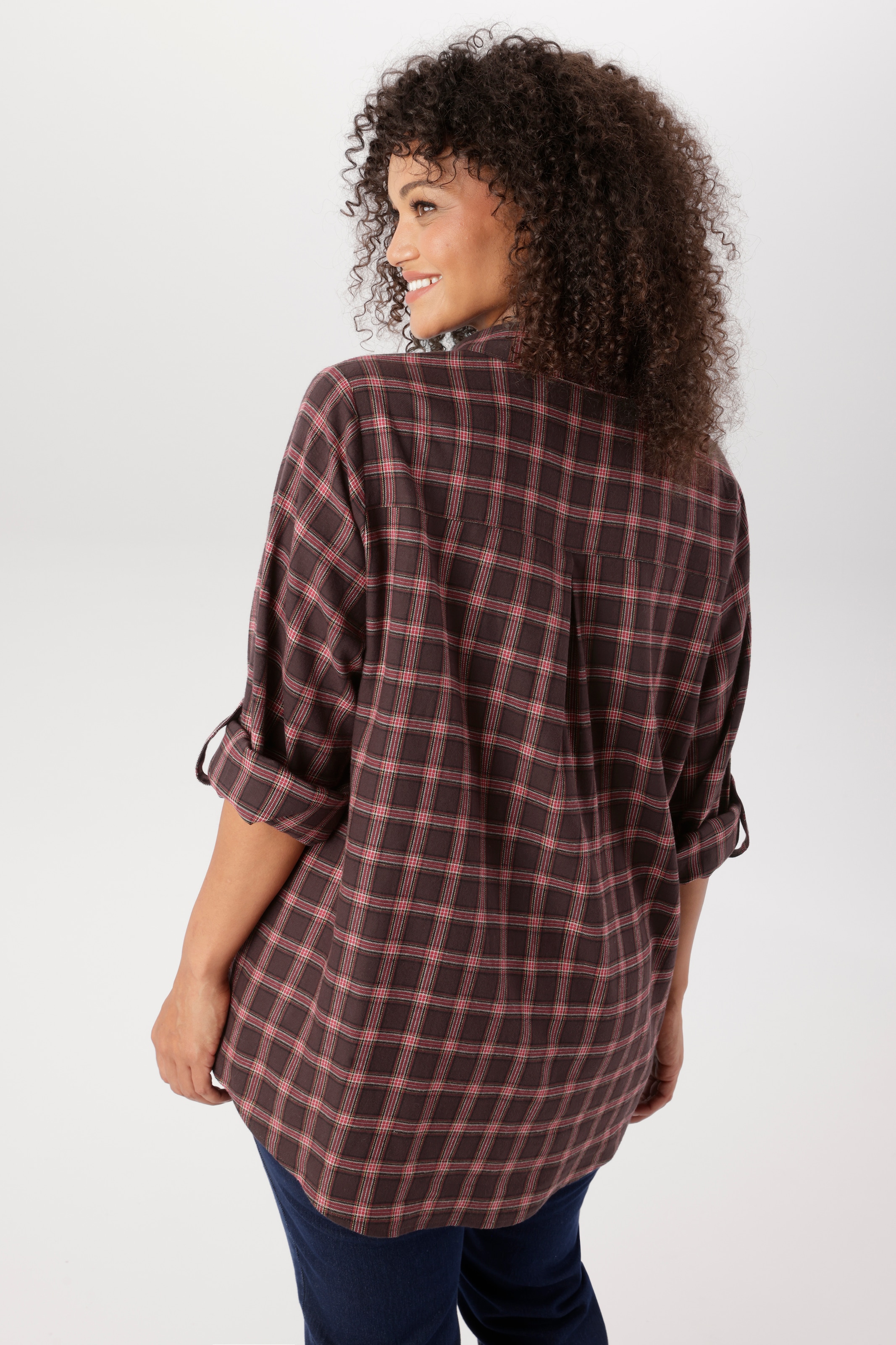 Aniston PLUS Karobluse in trendiges Karodessin - NEUE KOLLEKTION