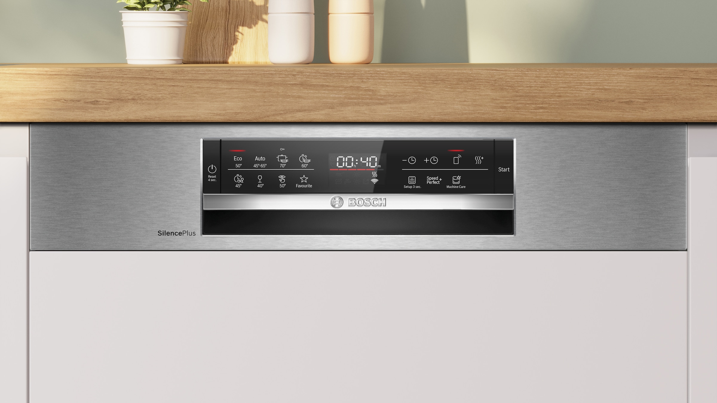 BOSCH teilintegrierbarer Geschirrspüler Serie 6 »SMI6ECS12E«, 14 Maßgedecke