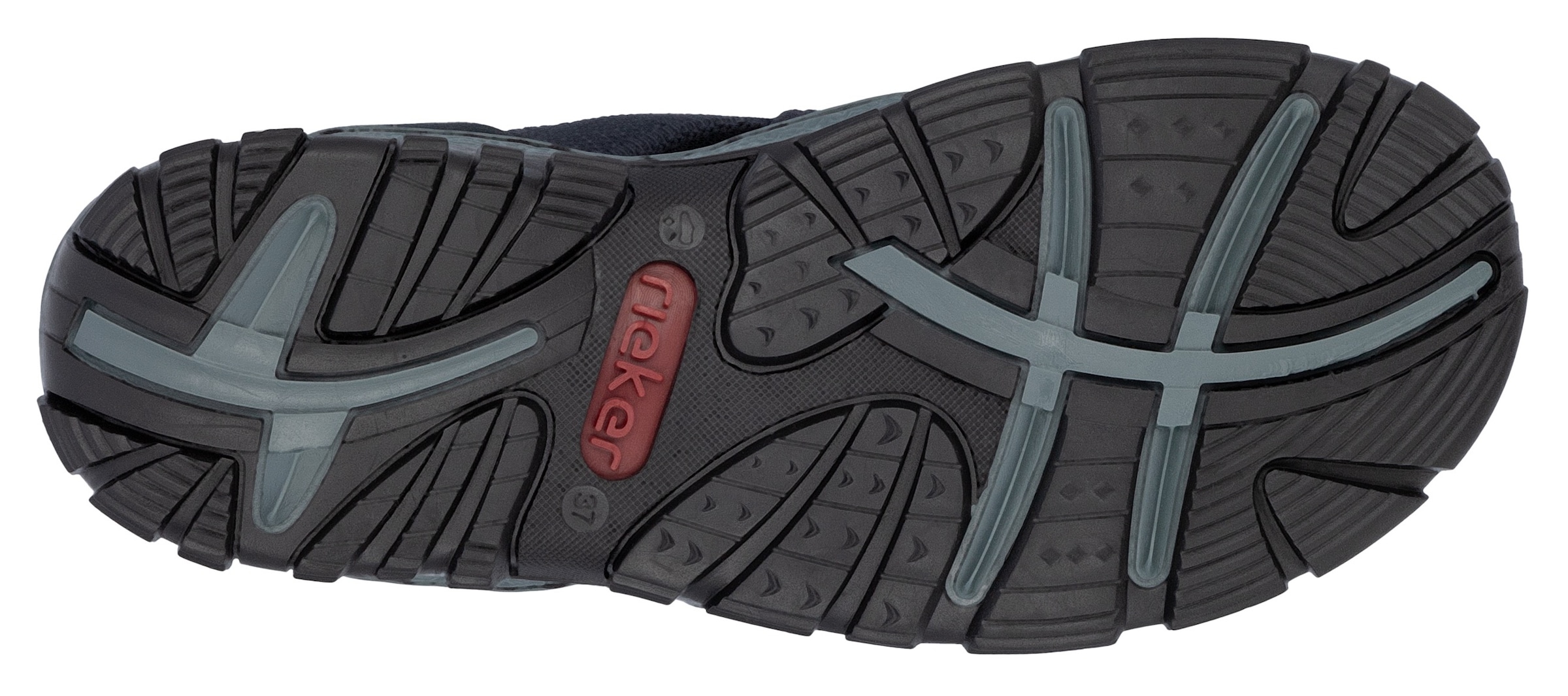 Rieker Sandale, Trekkingsandale, Outdoorsandale, Sommerschuh mit Elastik-Einschlupf