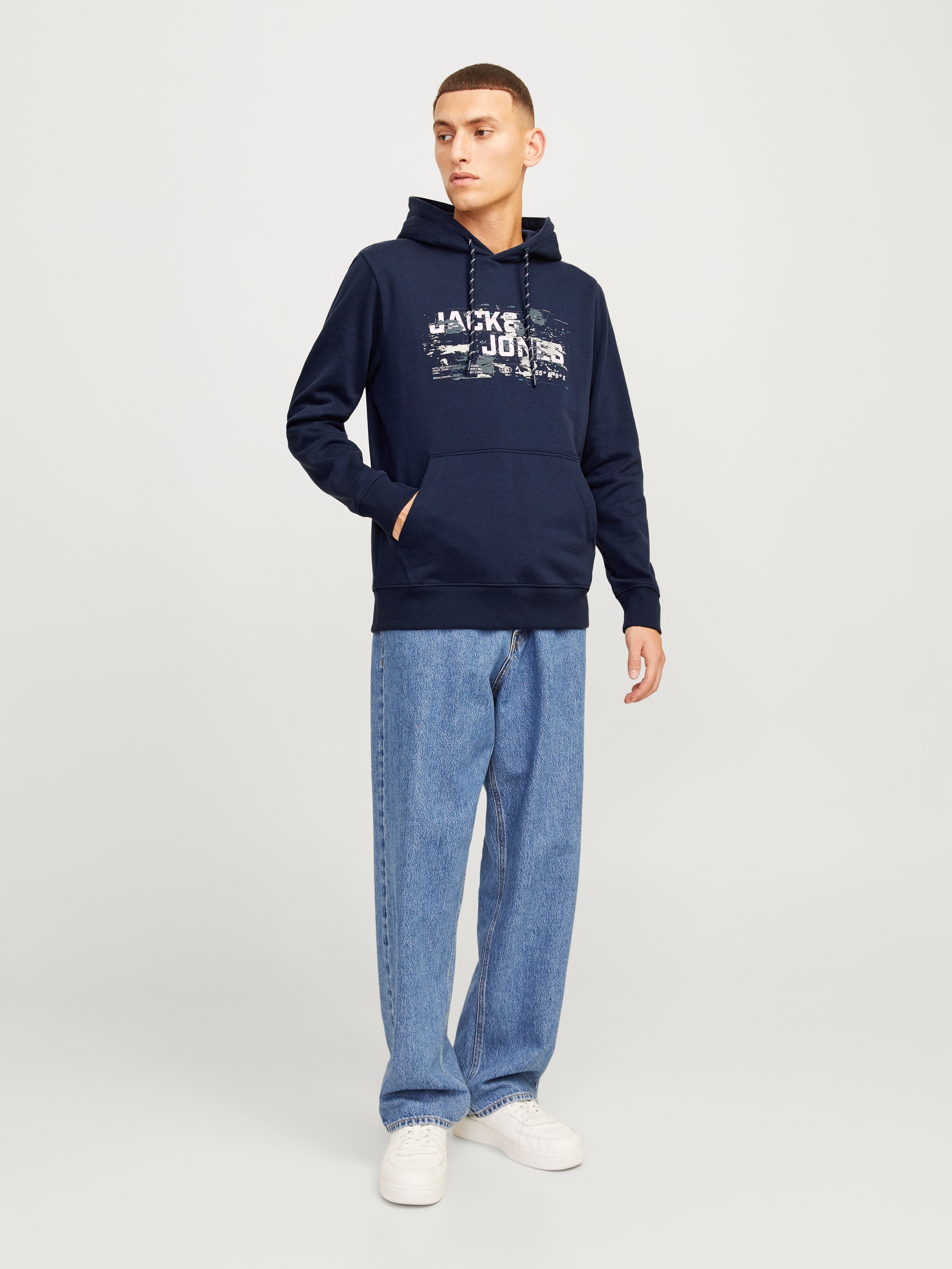 Jack & Jones Kapuzensweatshirt »JCOOUTDOOR LOGO SWEAT HOOD SN«