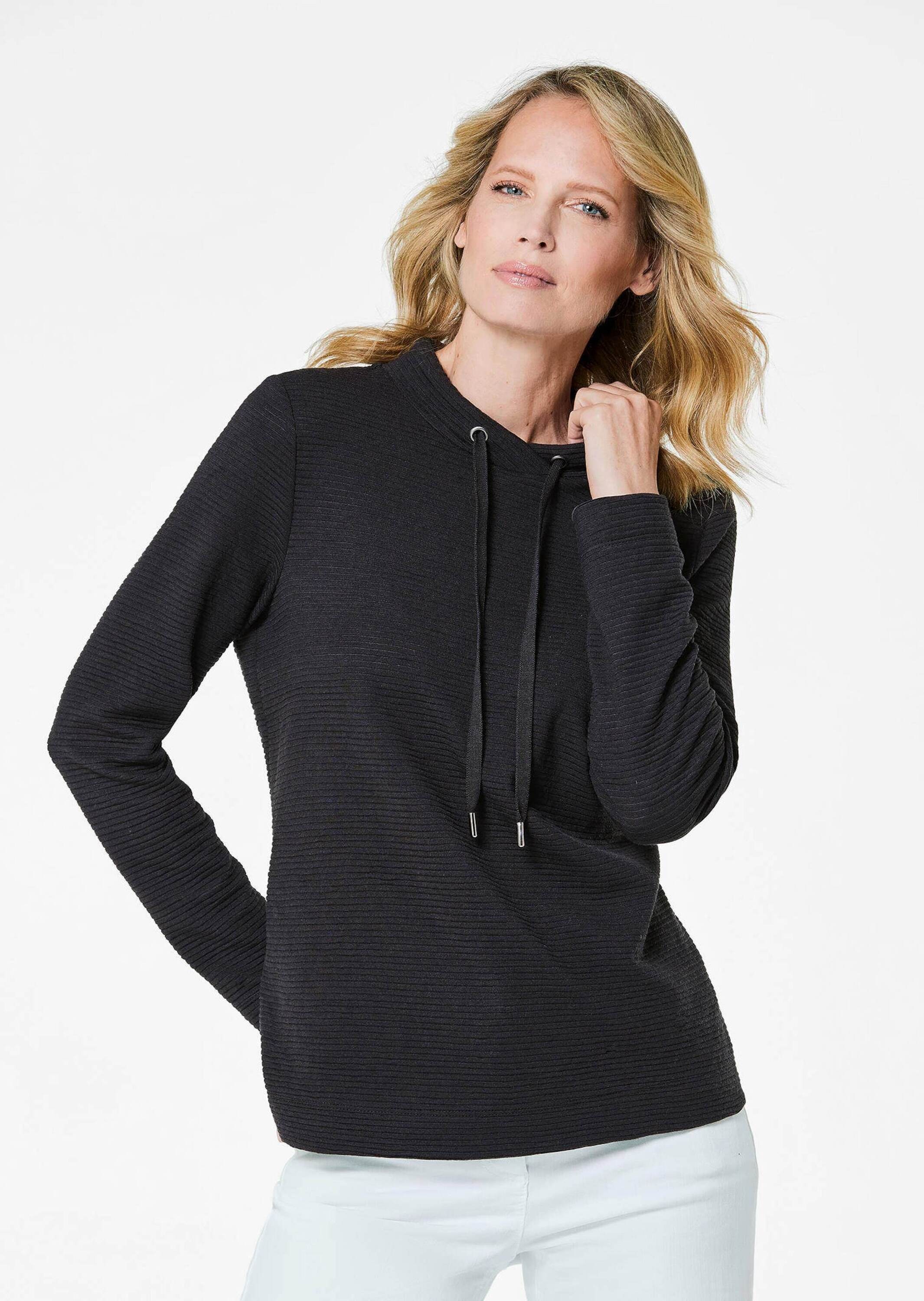 GOLDNER Kurzarmshirt »Sweatshirt Sweatshirt«