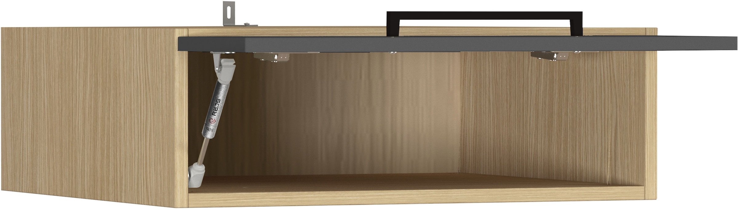 KOCHSTATION Aufsatzschrank »Luna, Hängeschrank, Küchenhängeschrank, Made in Italy« B/T/H: 60×60×20 cm, zusätzlicher Stauraum über der Arbeitsfläche