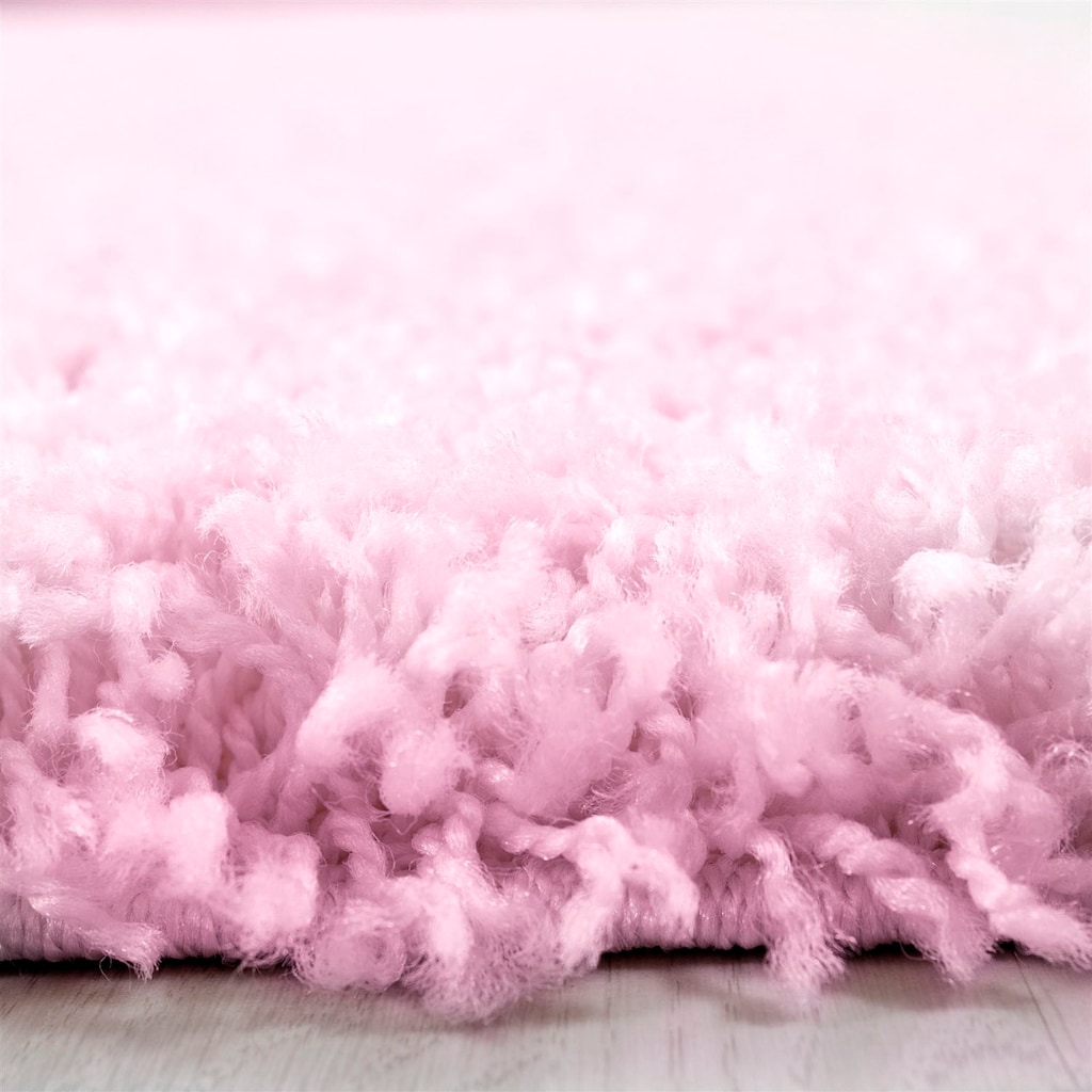 Ayyildiz Teppiche Hochflor-Teppich »Life Shaggy 1500«, rund, 30 mm Höhe, Wohnzimmer, Langflor, Schlafzimmer, große Farbauswahl