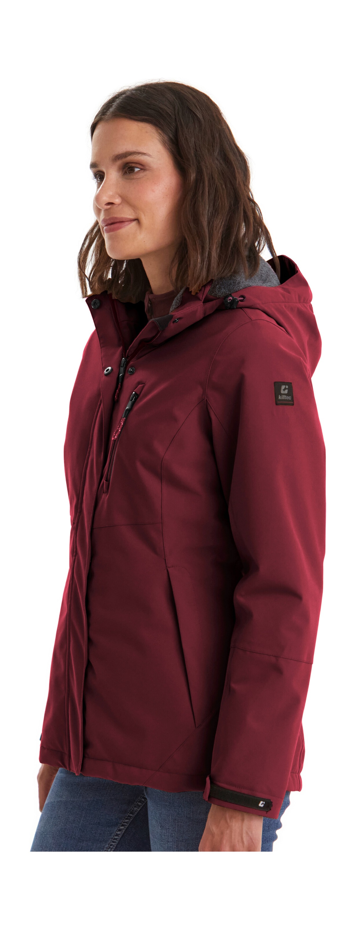 Killtec Outdoorjacke »KOW 140 WMN JCKT« Wasserdichte Damenjacke, atmungsaktiv, abnehmbare Kapuze