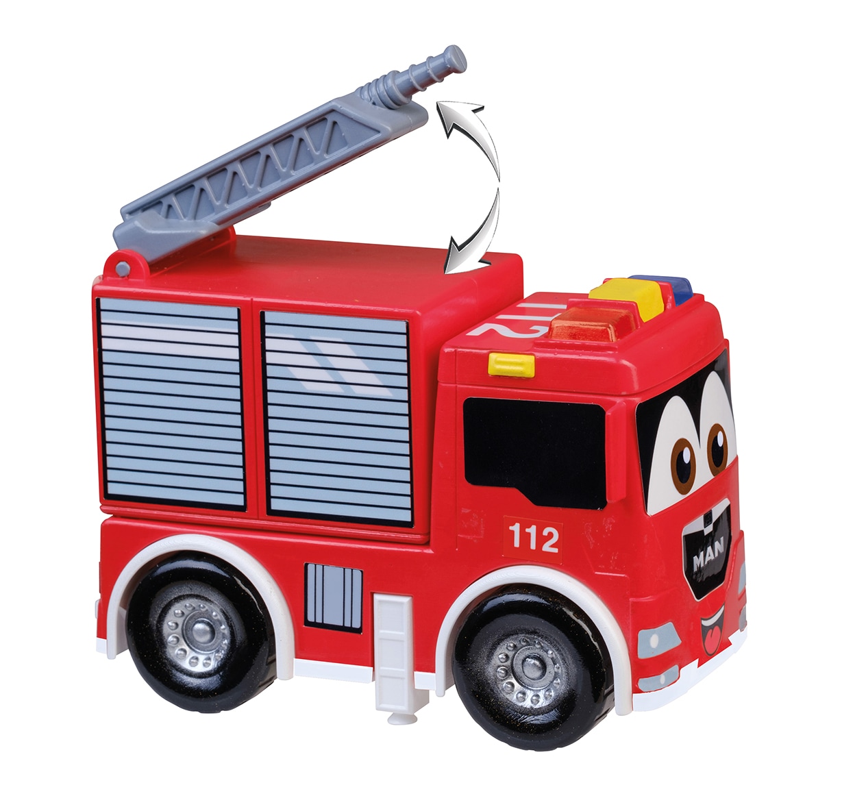 Happy People Spielzeug-Auto »MAN KIDS Feuerwehr 2er Set« mit Licht und Sound