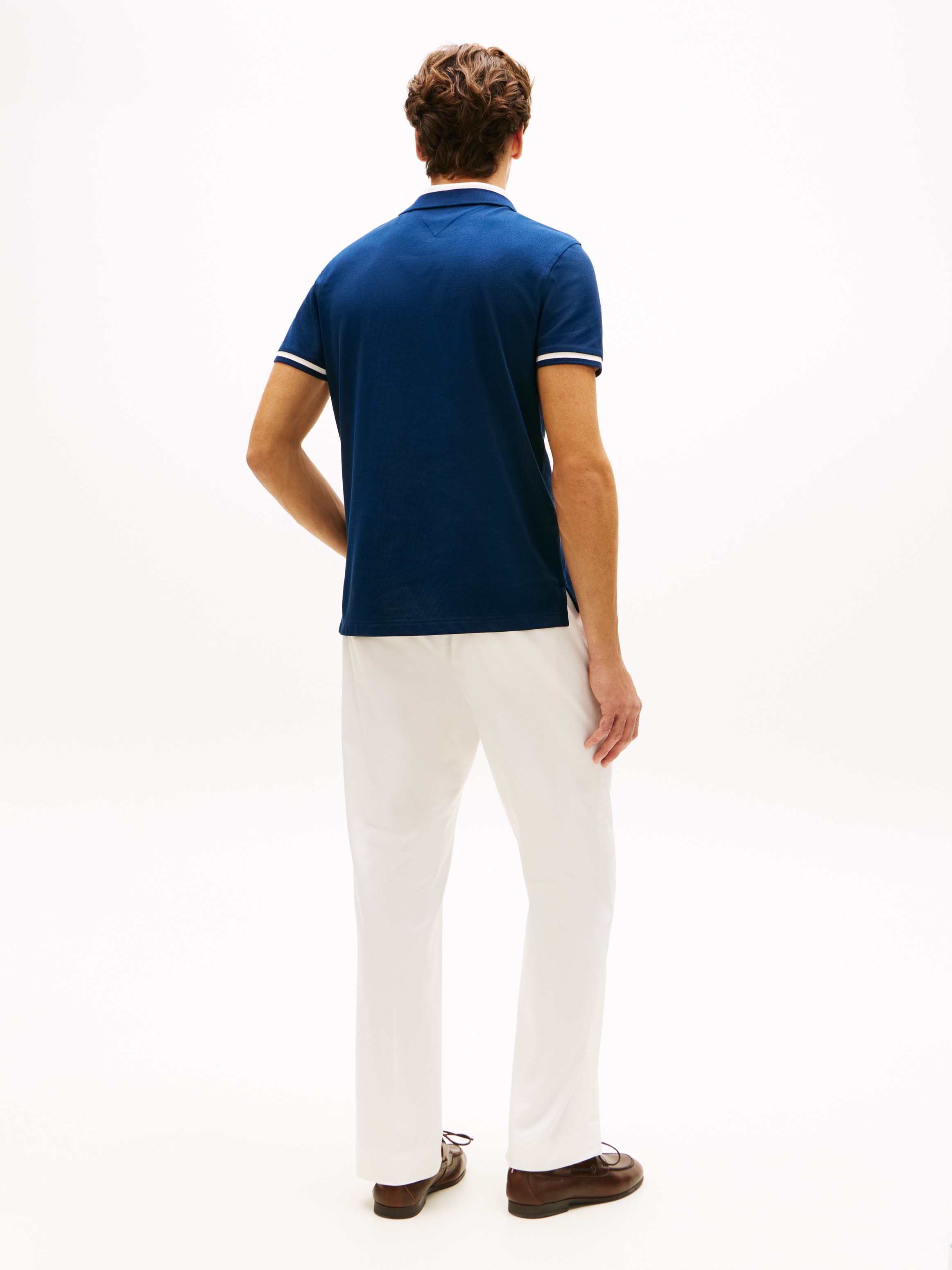 Tommy Hilfiger Poloshirt »CONTRAST COLLAR BLOCK« Regular fit mit Polokragen