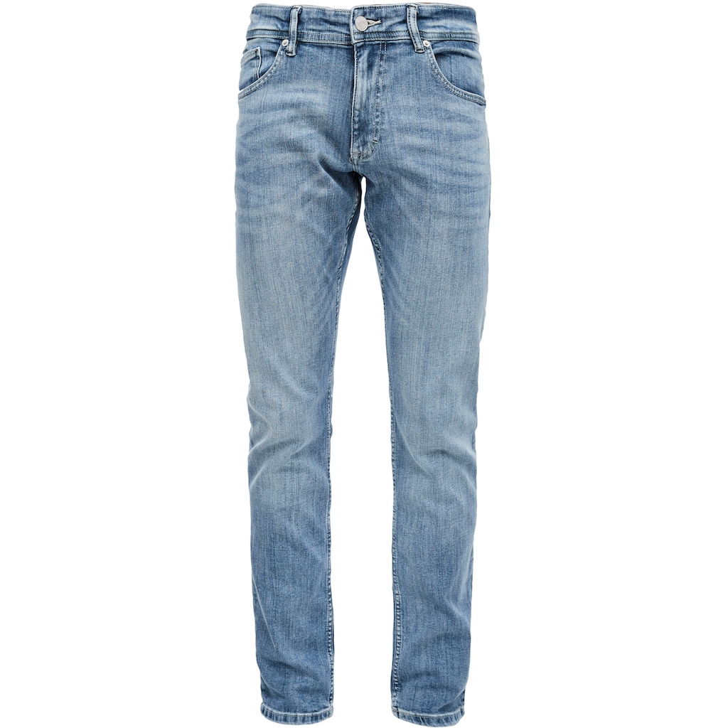 Q/S by s.Oliver Slim-fit-Jeans »RICK«, mit authentischer Waschung