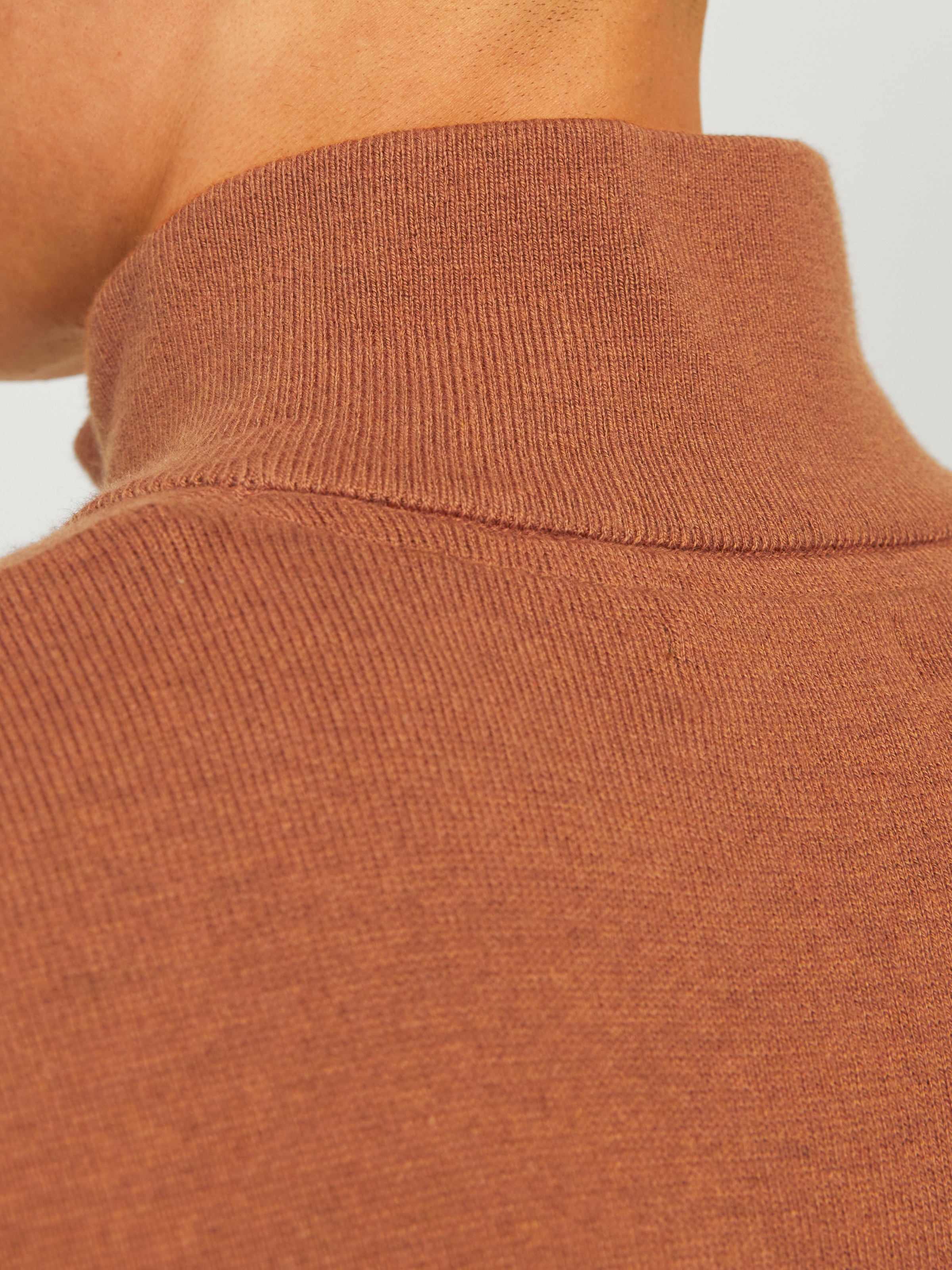 Jack & Jones Troyer »JJEEMIL KNIT HALF ZIP NOOS«, mit Rippbündchen
