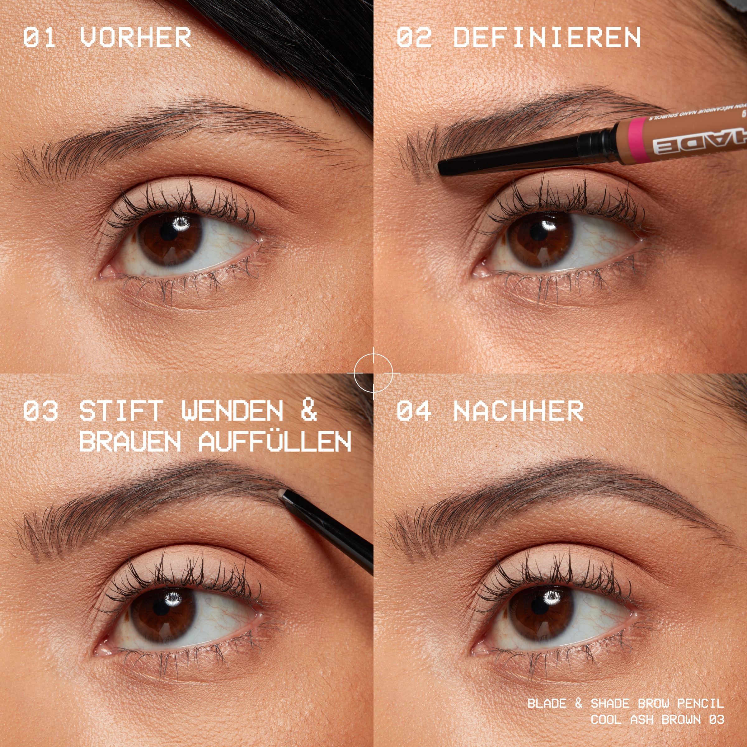 NYX Augenbrauenpflege »NYX Professional Makeup Blade & Shade Augenbrauenstift«