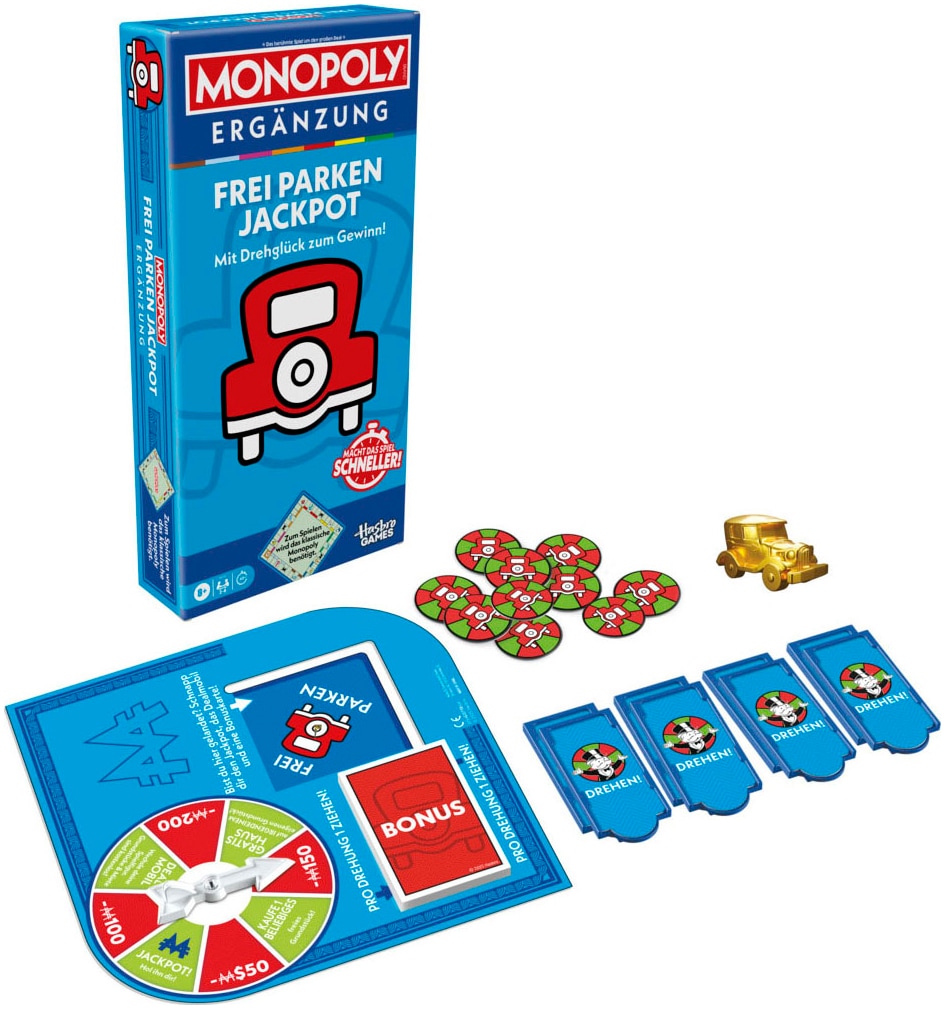Hasbro Spiel »Monopoly Ergänzung: Frei Parken Jackpot«