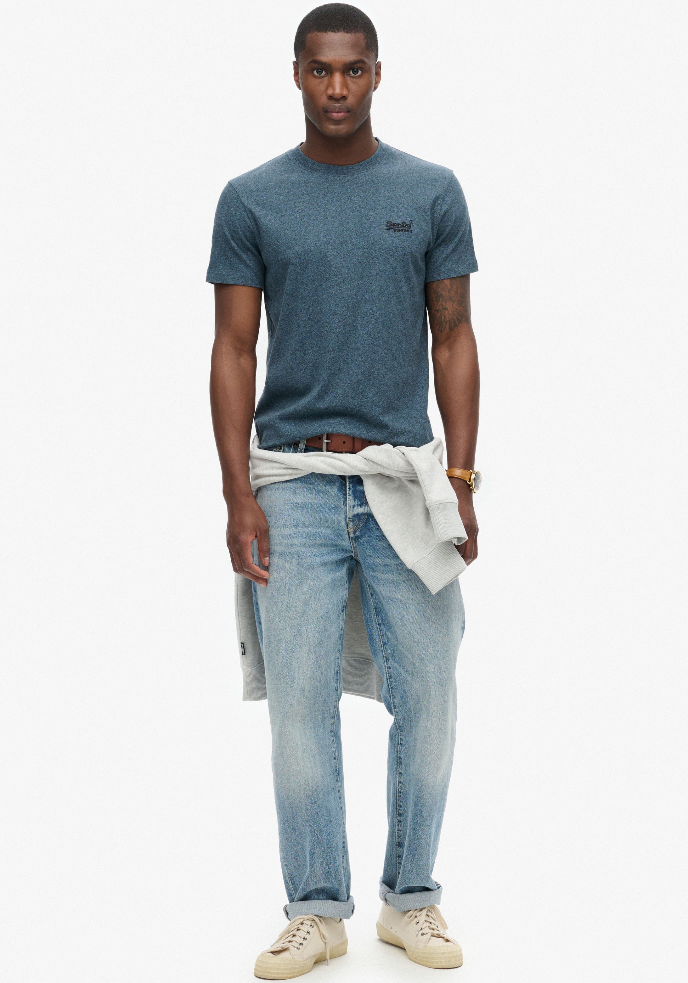 Superdry Rundhalsshirt »ESSENTIAL LOGO EMB TEE«