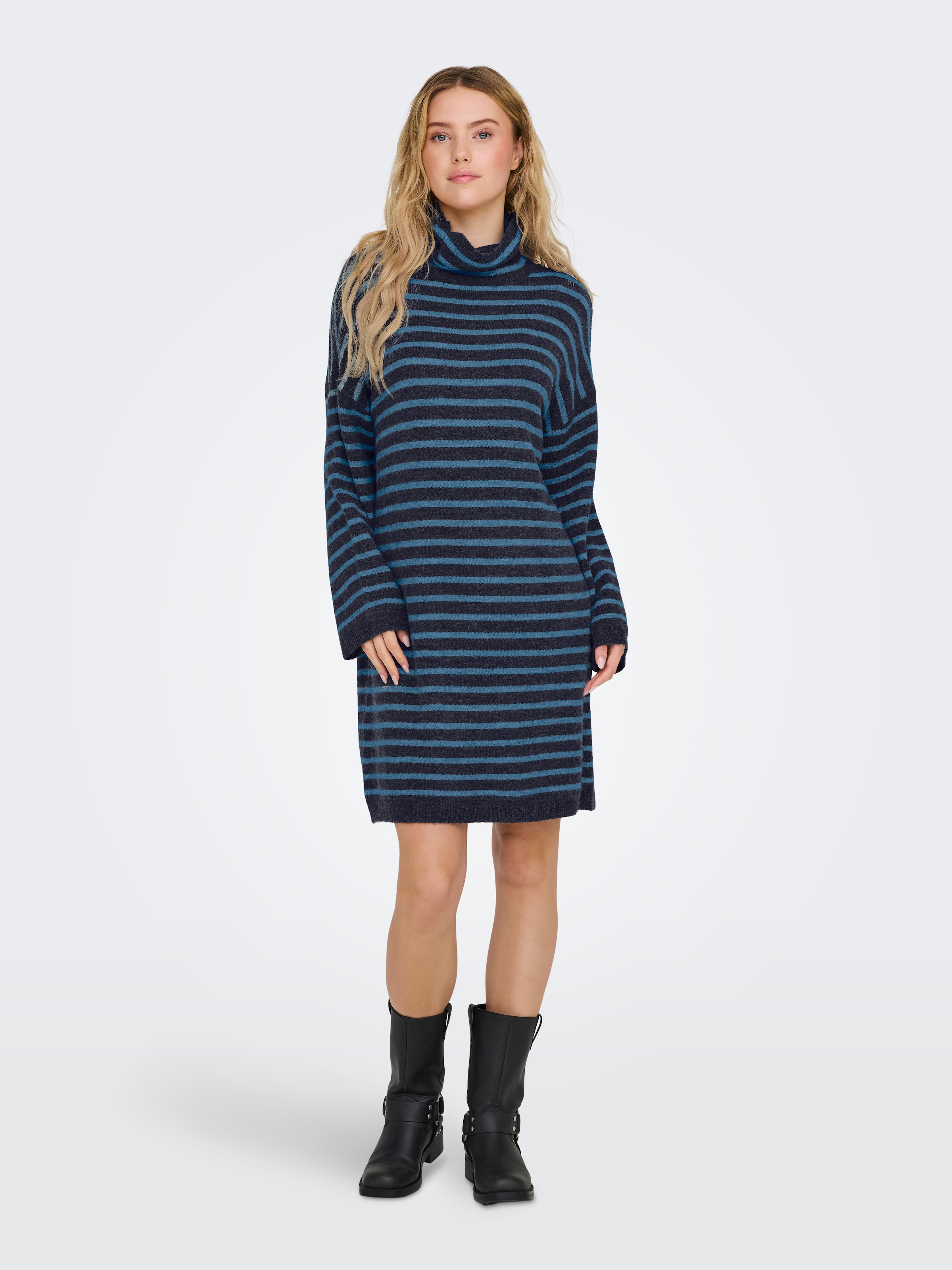 Strickkleid »ONLTALIO LS STRIPE ROLLNECK DRESS BF KNT«