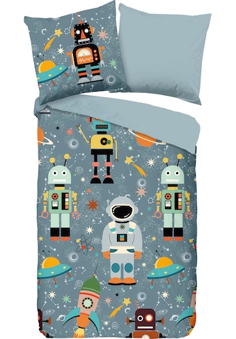 good morning Kinderbettwäsche »Spacemen«, (2 tlg.), mit Astronauten kaufen