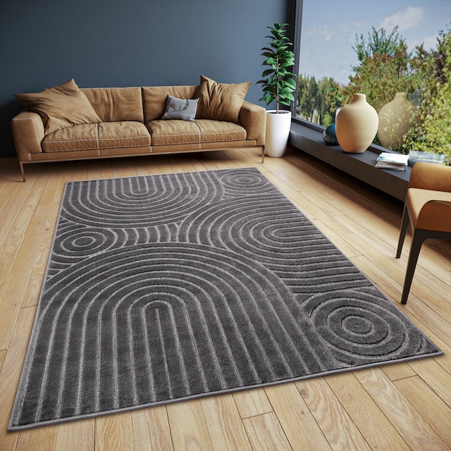 HANSE Home Teppich »Wave«, rechteckig, Flachgewebe, Modern, Geometrisch,  Boho-Style, 3D-Effekt, Wohnzimmer bei OTTO online