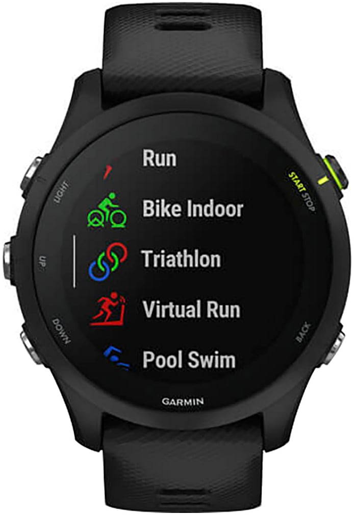 Garmin Smartwatch »Forerunner 255 Music«, (3,3 cm / 1,3 Zoll), 4 GB,)