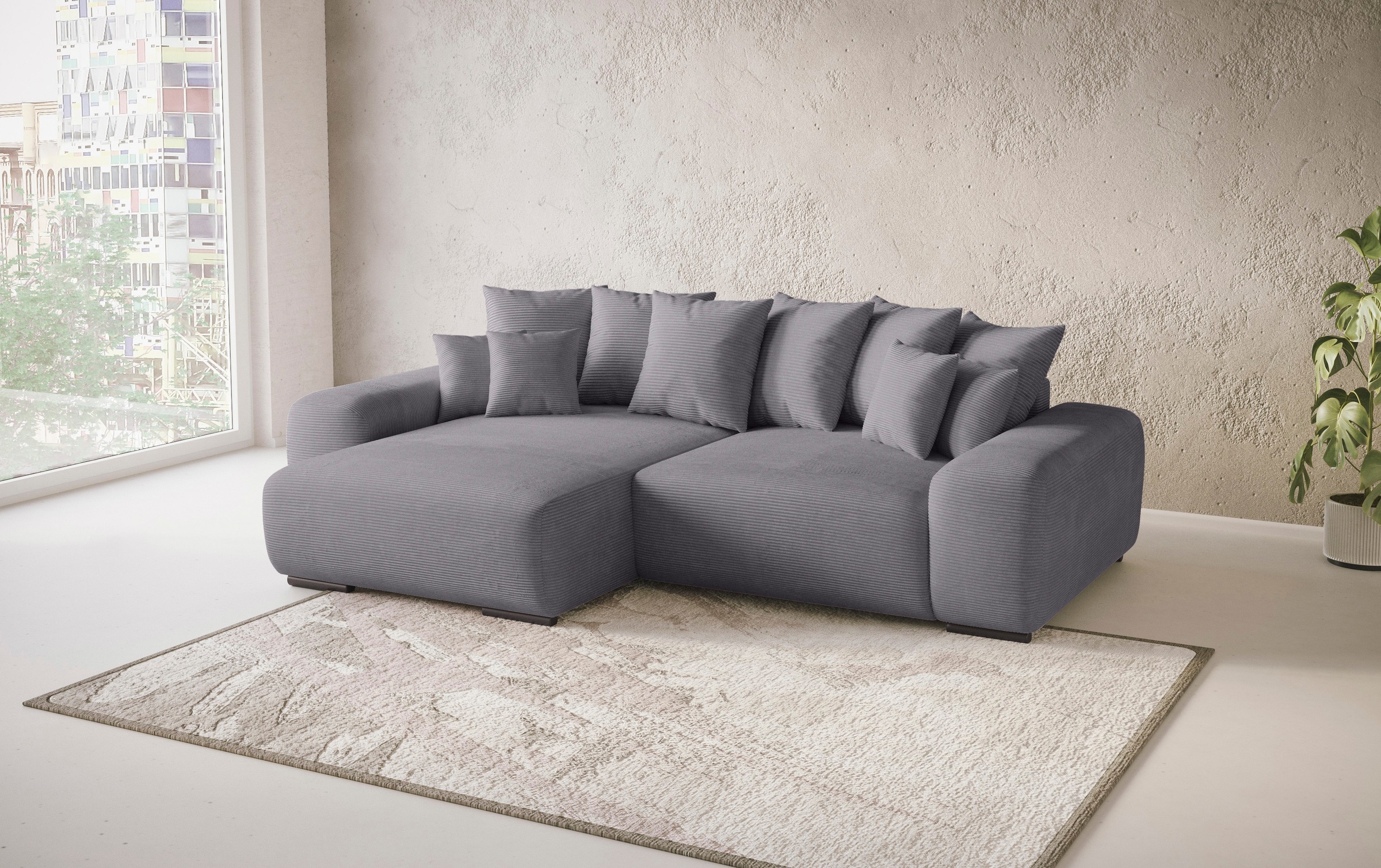Mr. Couch Ecksofa »Sundance II, L-Form«, mit DuraSpring-Taschenfederkern bis 140 kg belastbar