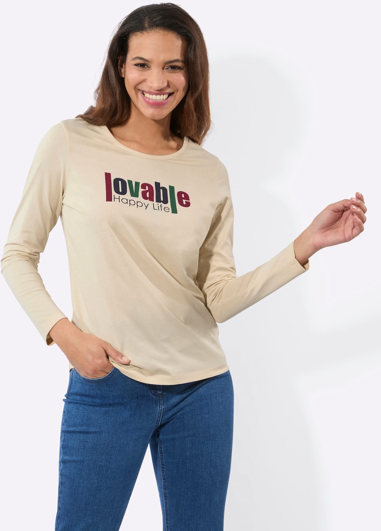 Casual Looks Langarmshirt »Langarm-Shirt« 1