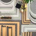 Carpet City Läufer »Palm«, rechteckig, 5 mm Höhe, Wetterfest & UV-beständig, für Balkon, Terrasse, Flur, Küche, flach gewebt