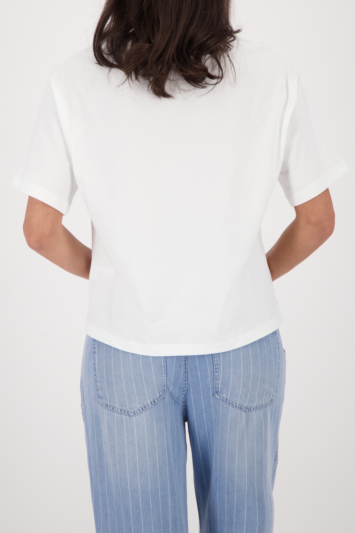 Monari T-Shirt »Shirt Druck platziert« Regular fit mit Schriftzug