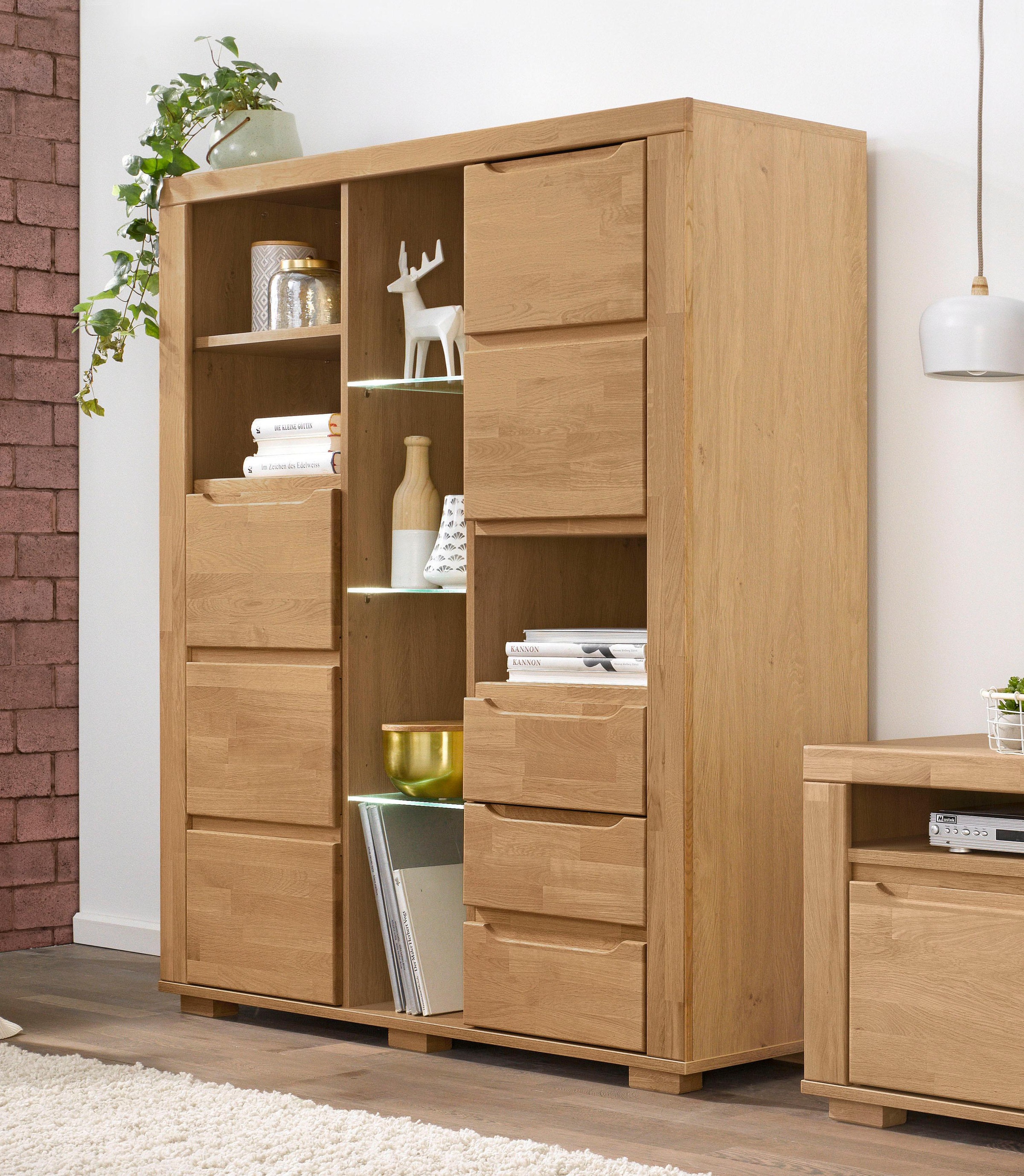 Woltra Highboard »Denis«, Breite 130 cm