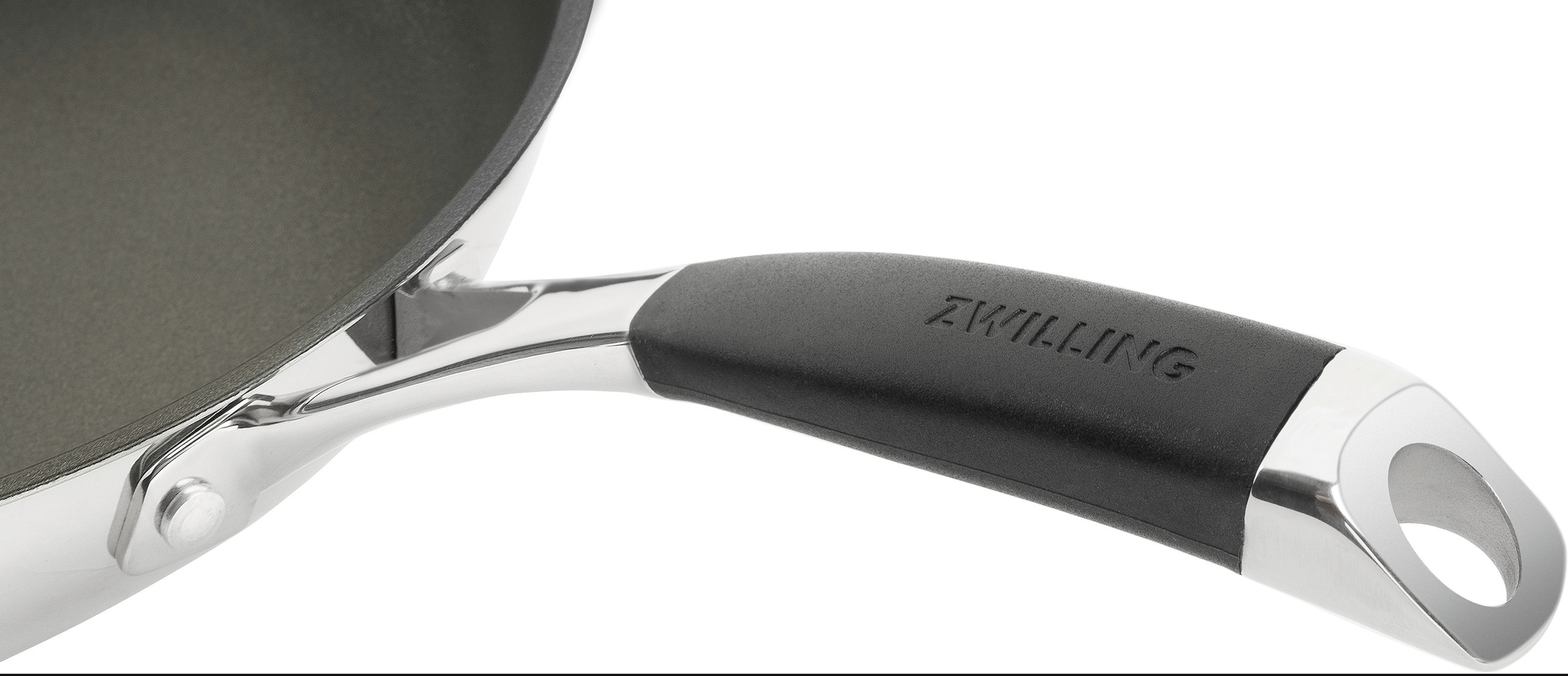 Zwilling Bratpfanne »Poletto«, Edelstahl, (1 tlg.), Sandwichboden, Duraslide Diamond Beschichtung, Induktion