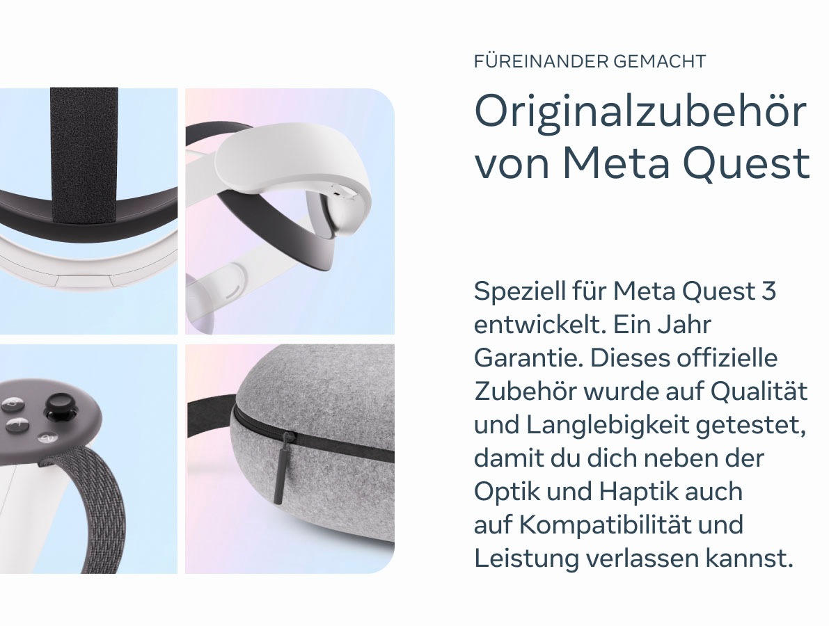 Meta Headset-Halterung »Quest 3 Elite-Riemen mit Akku (Elite Strap with Battery)«