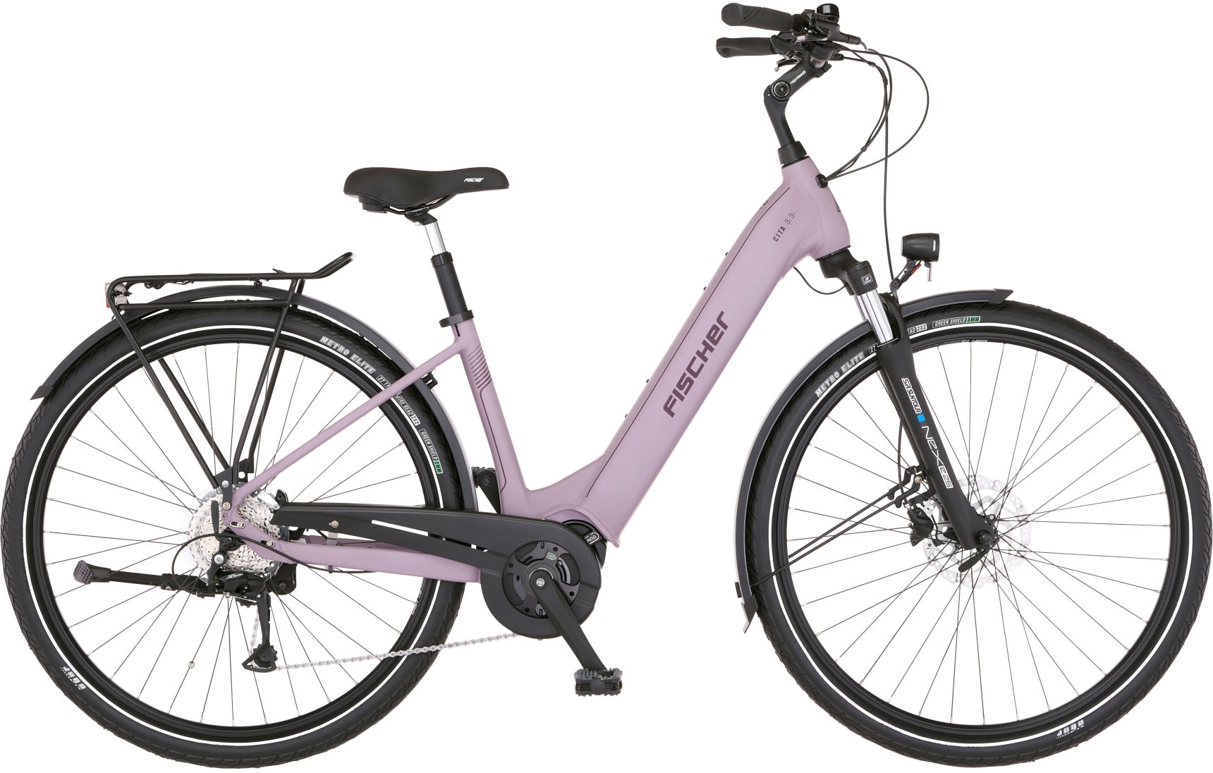 E-Bike »CITA 3.3I 522«, 9 Gang, Shimano, Nexus, Mittelmotor 250 W, (Schloss), Pedelec,...