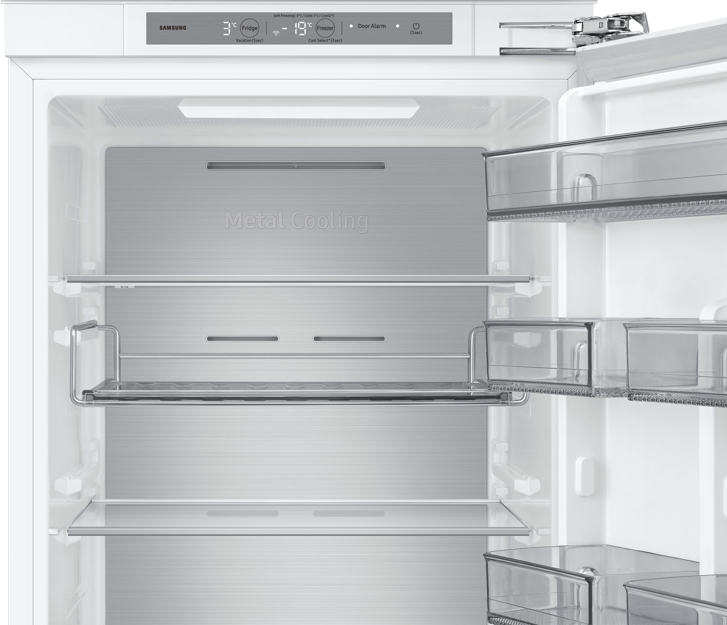 Samsung Einbaukühlgefrierkombination BRB8OF »BRB80F26ACFO«, Optimal Fresh+ - Langanhaltende Frische für Fleisch und Fisch