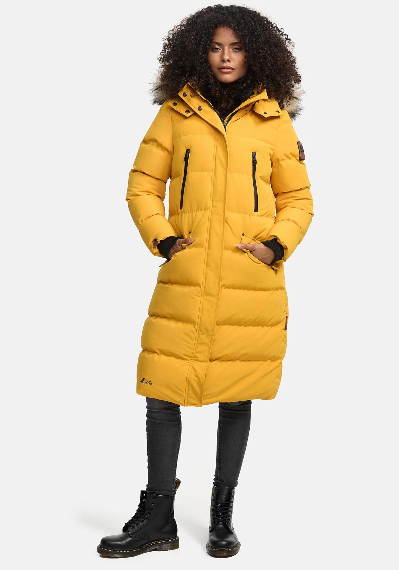 Marikoo Winterjacke »Marikoo Schneesternchen Damen Winter Steppjacke B890«