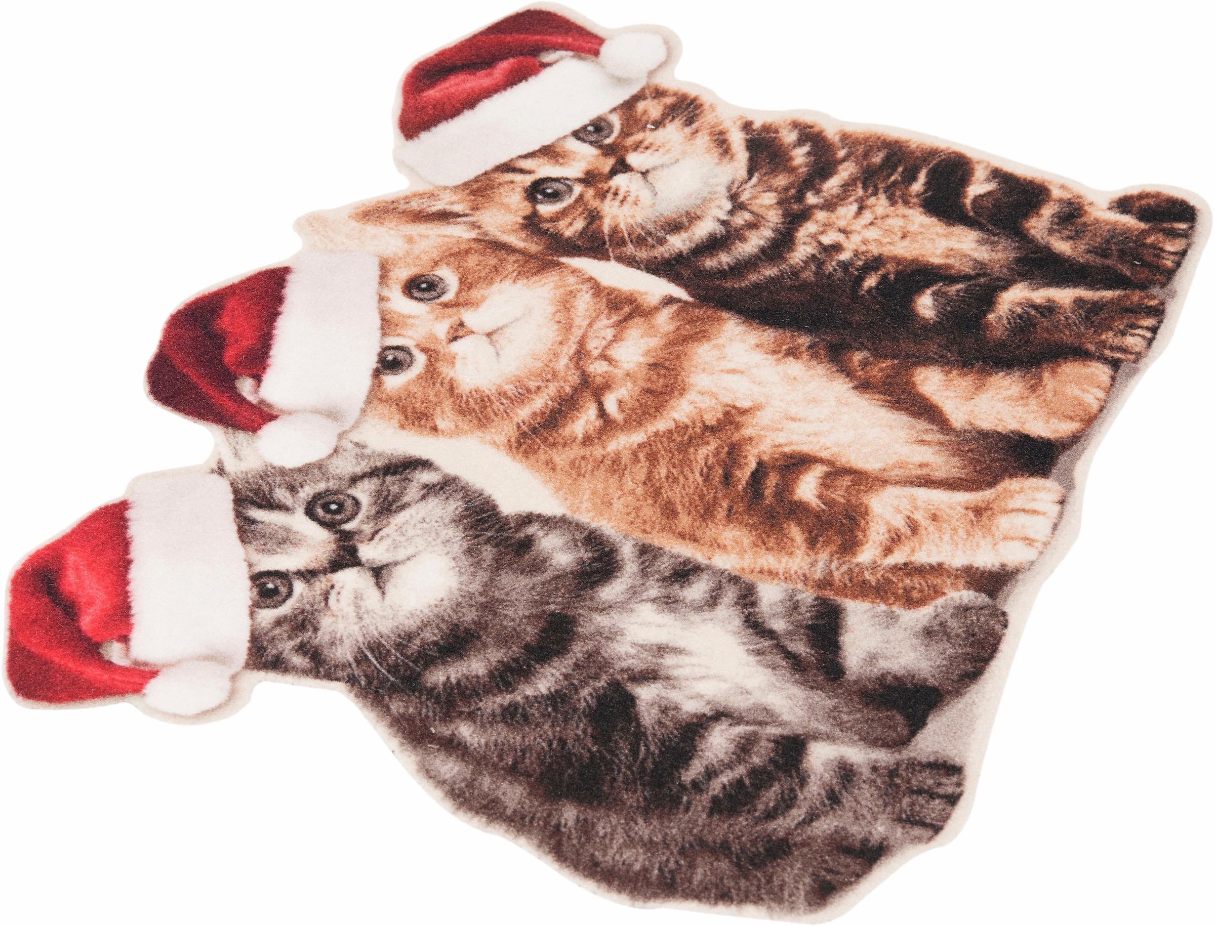 HANSE Home Fußmatte »Weihnachtskatzen«, rechteckig, Pflegeleicht, Weihnachten, Katzen, Rutschfest, Waschbar Motiv OTTO bestellen bei