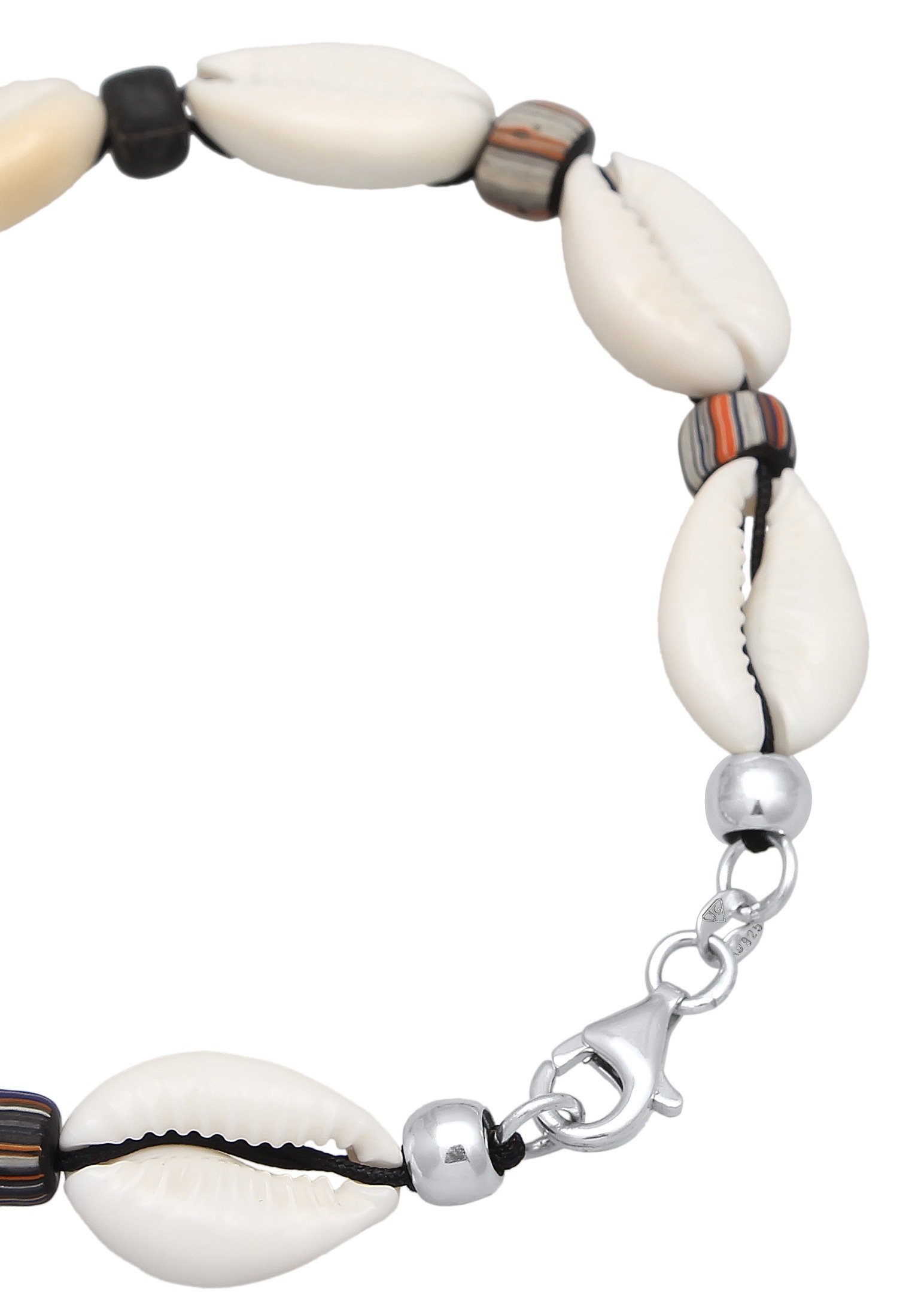 Kuzzoi Armkette »Armband Kauri Muschel Beach Surfer Festival 925 Silber«