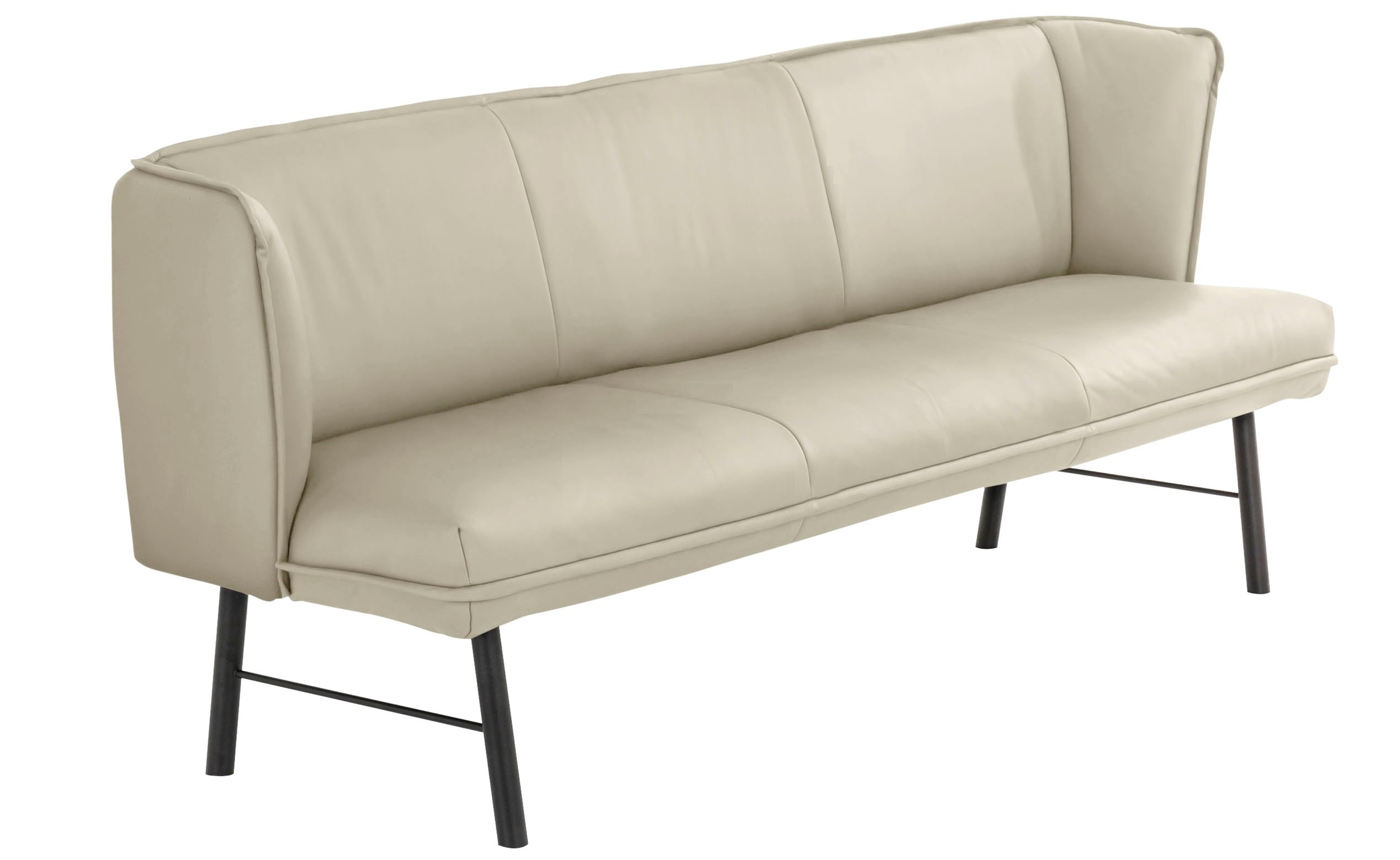 W.SCHILLIG Essbank »chloé«, 3-Sitzer Küchensofa mit dekorativer Biese, in 3 Breiten