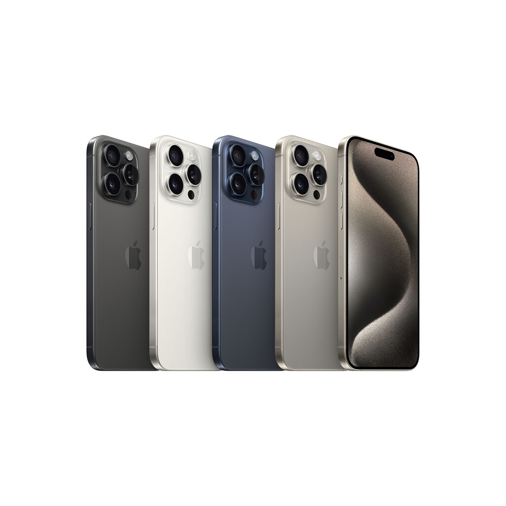 Apple Smartphone »iPhone 15 Pro Max«, Titan Weiß, 17 cm/6,7 Zoll, 48 MP Kamera