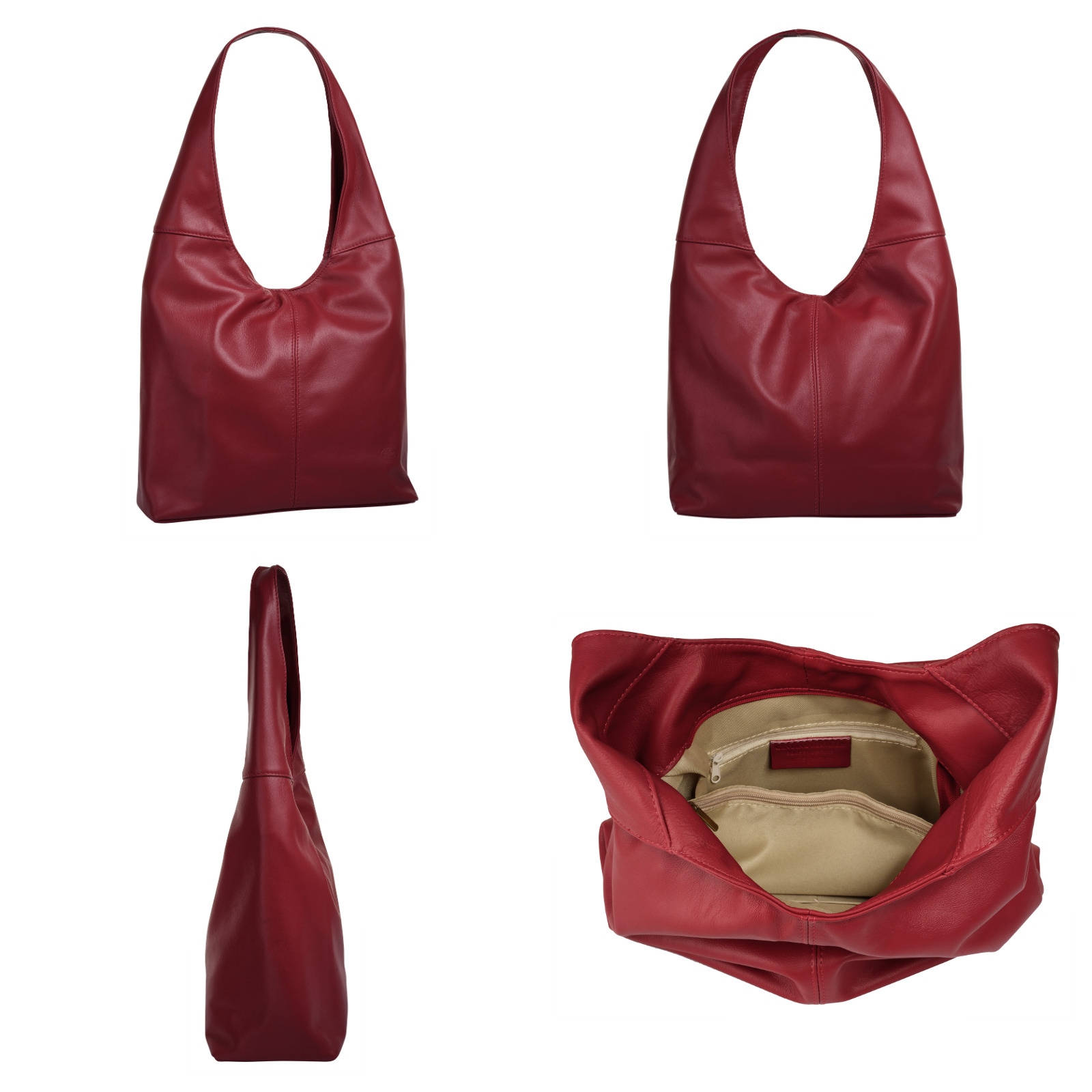 Piké Shopper, echt Leder, Made in Italy