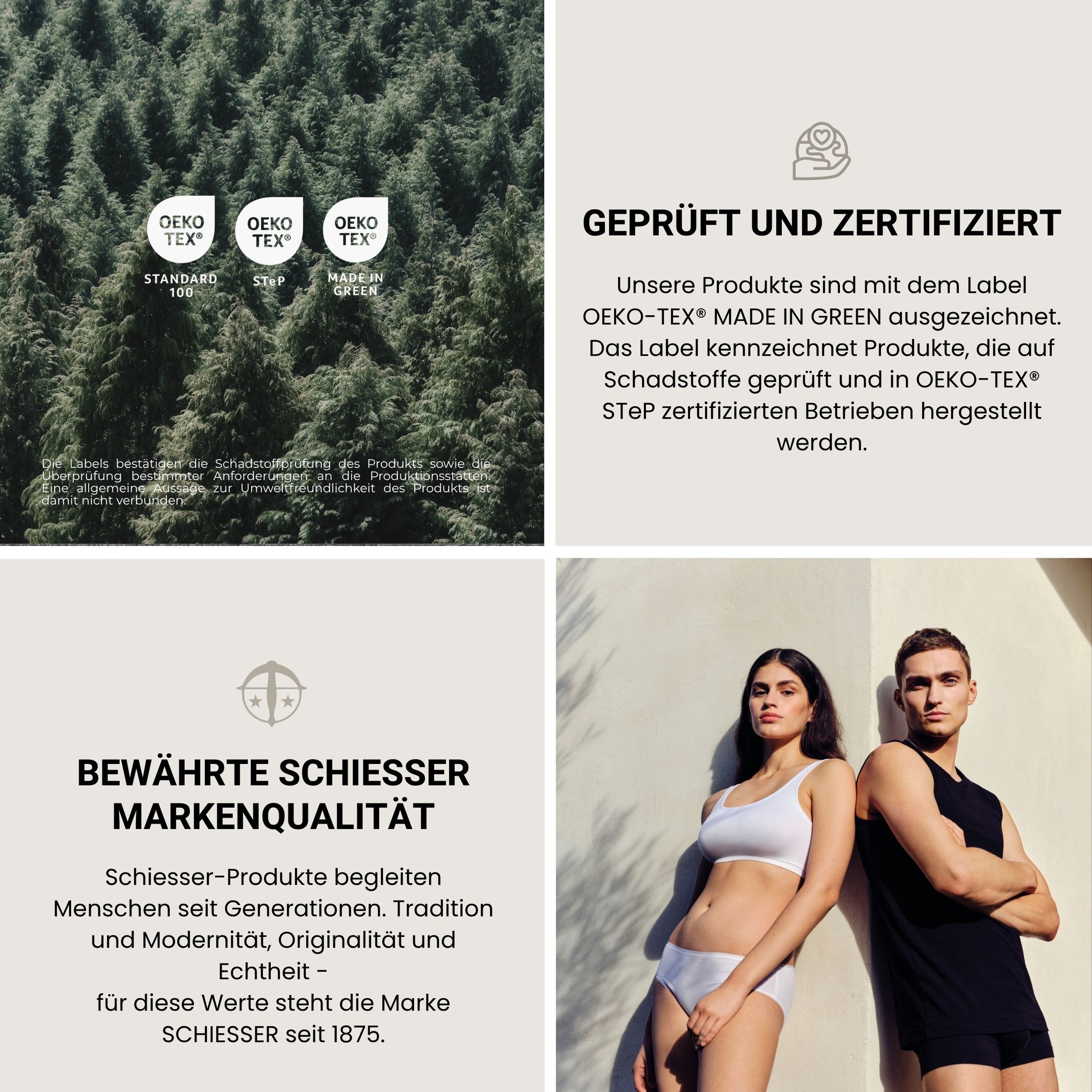 Schiesser Handtücher »Milano aus 100% Baumwolle mit eleganter Bordüre in Hoch-Tief-Optik« OEKO-TEX® MADE IN GREEN