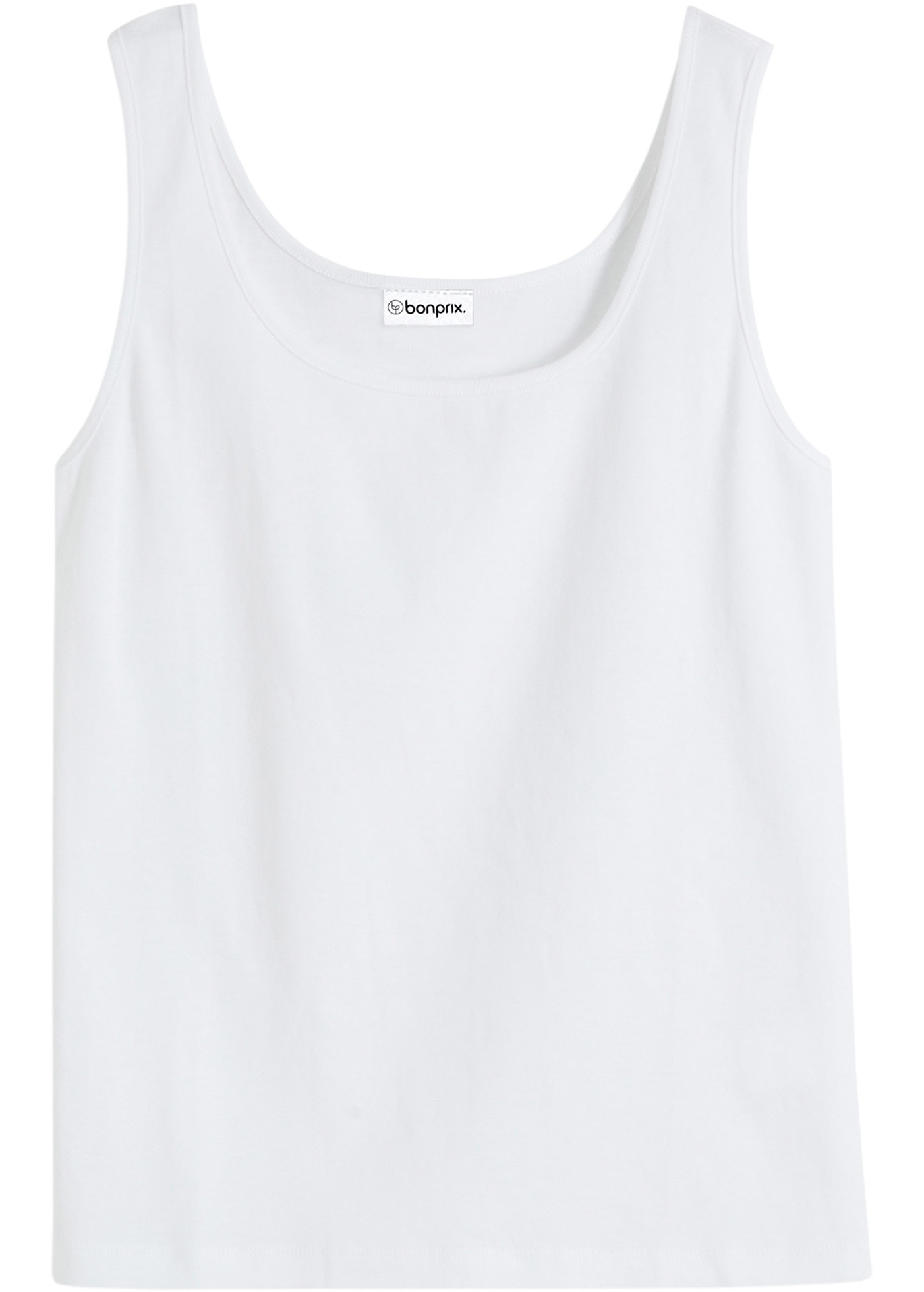 bonprix Tanktop mit normalen Trägern, mit dezentem Carré-Ausschnitt, eng anliegend