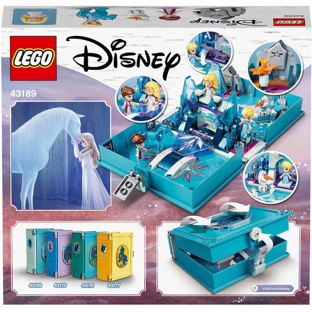 LEGO® Konstruktionsspielsteine »Elsas Märchenbuch (43189), LEGO® Disney Frozen«, (125 St.)