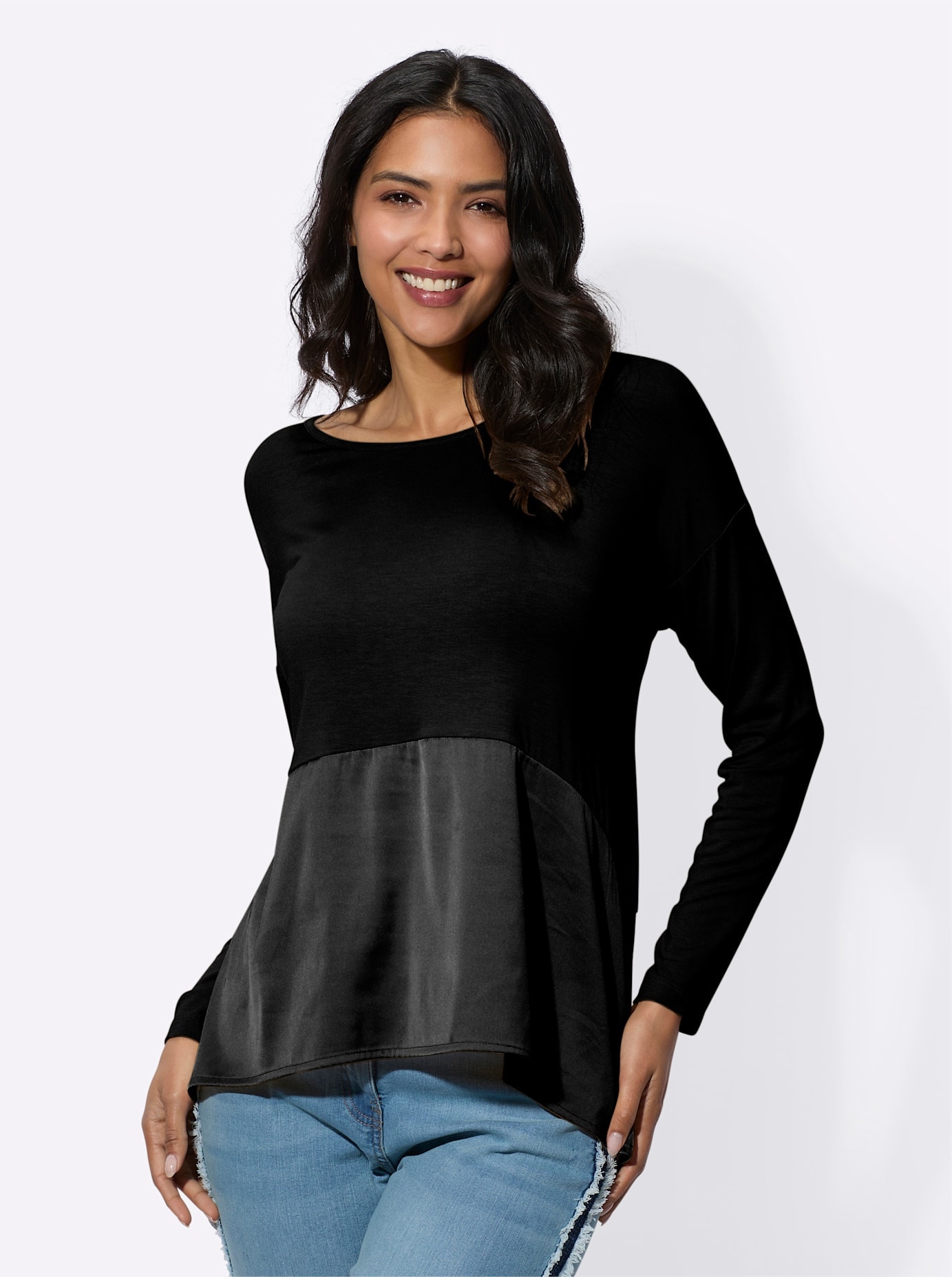 Classic Basics Langarmshirt »Rundhals-Shirt«, (1 tlg.)