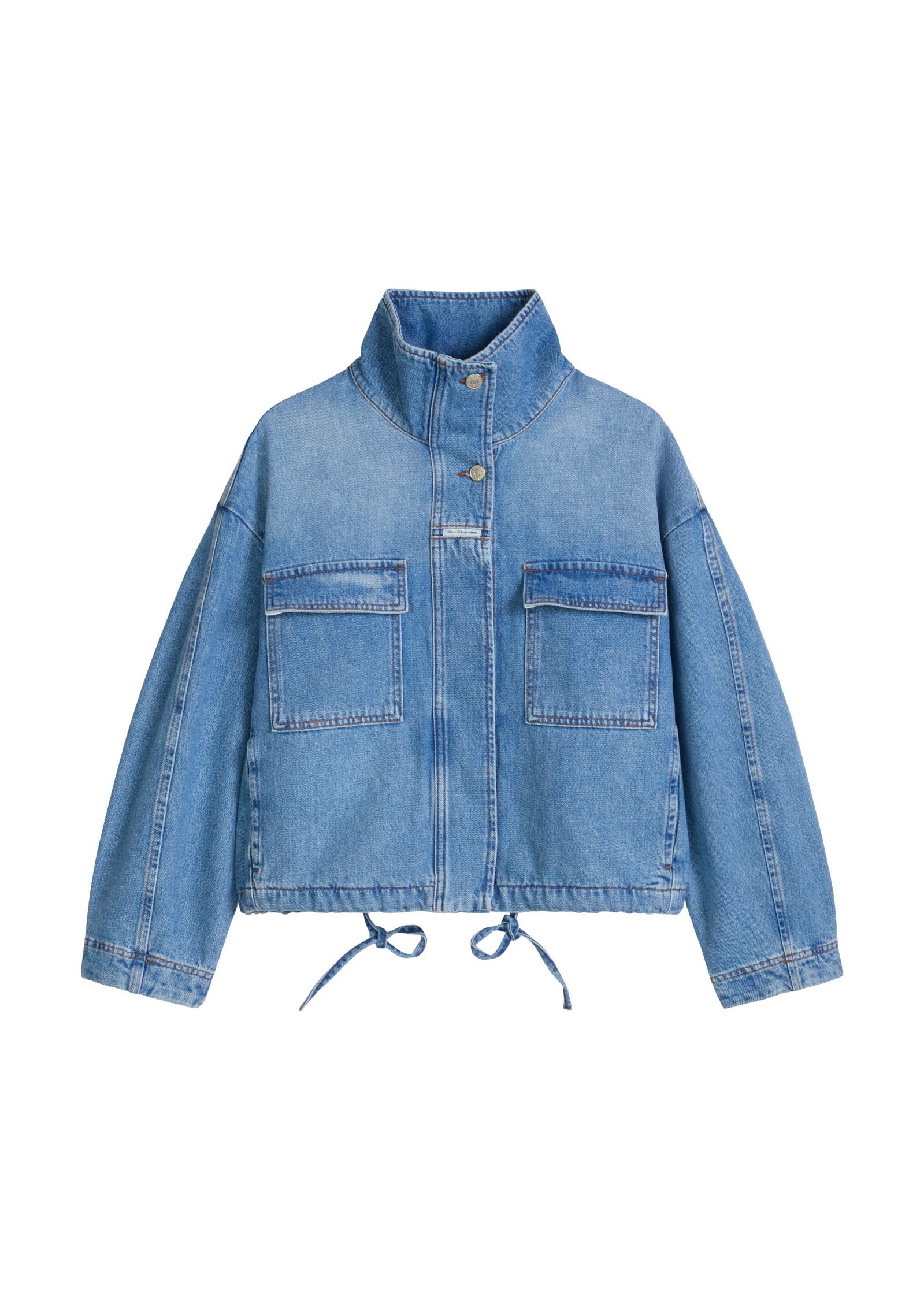 Marc O'Polo DENIM Jeansjacke Funnel-Neck-Jeansblouson oversize