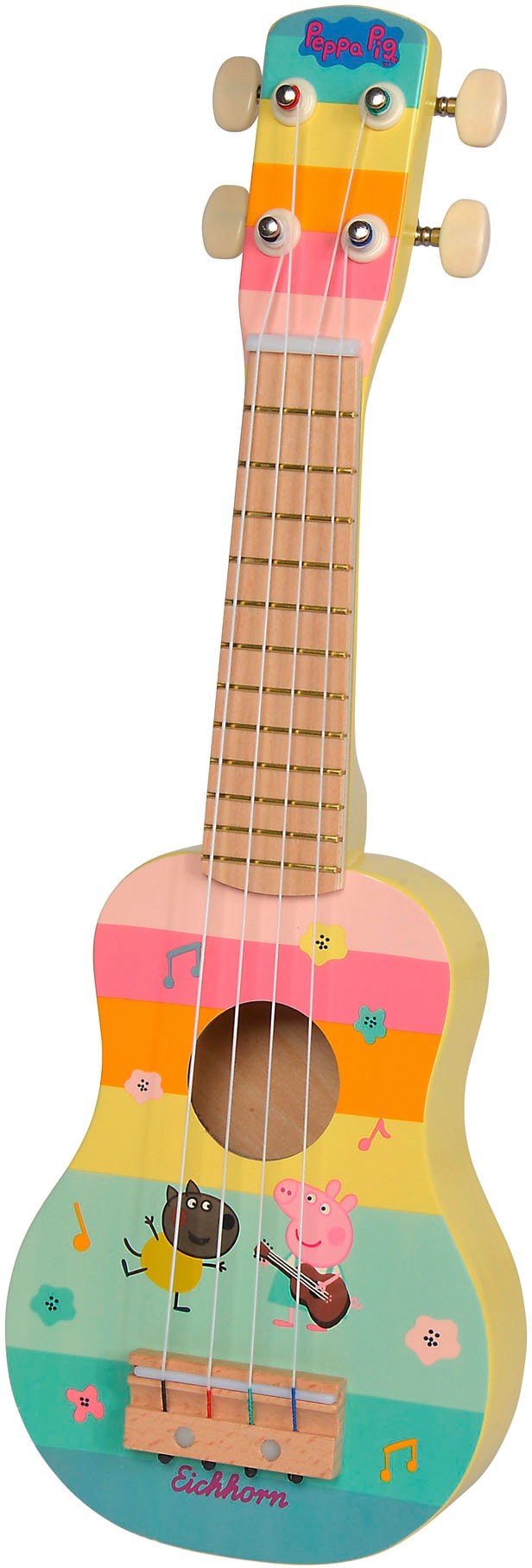 Eichhorn Spiel-Gitarre »Peppa Pig Holz Ukulele 43cm«